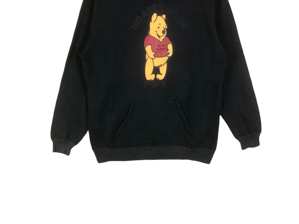 Vintage Vintage Parody POOH Say No To Drugs Hoodies Pullover Size US L / EU 52-54 / 3 - 2 Thumbnail