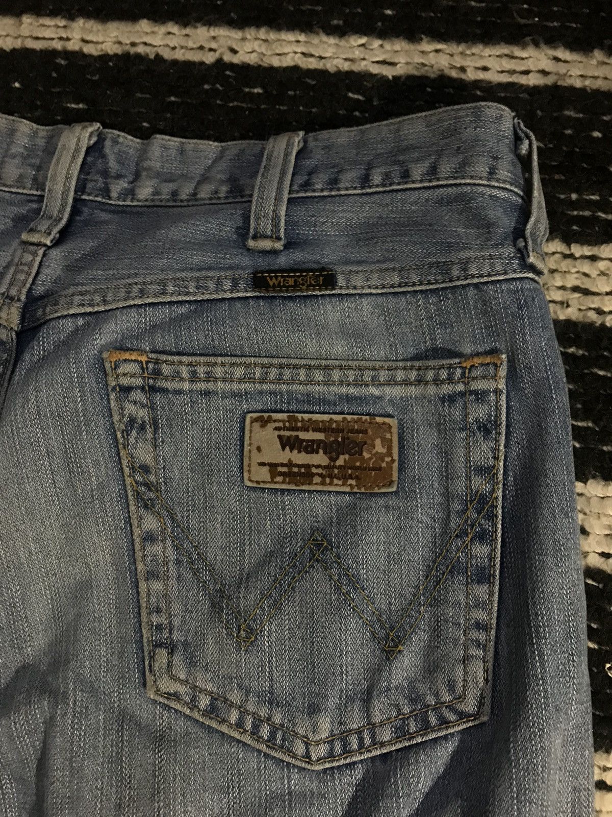 Jean Custom wrangler jean “Rodman” Size US 35 - 6 Thumbnail