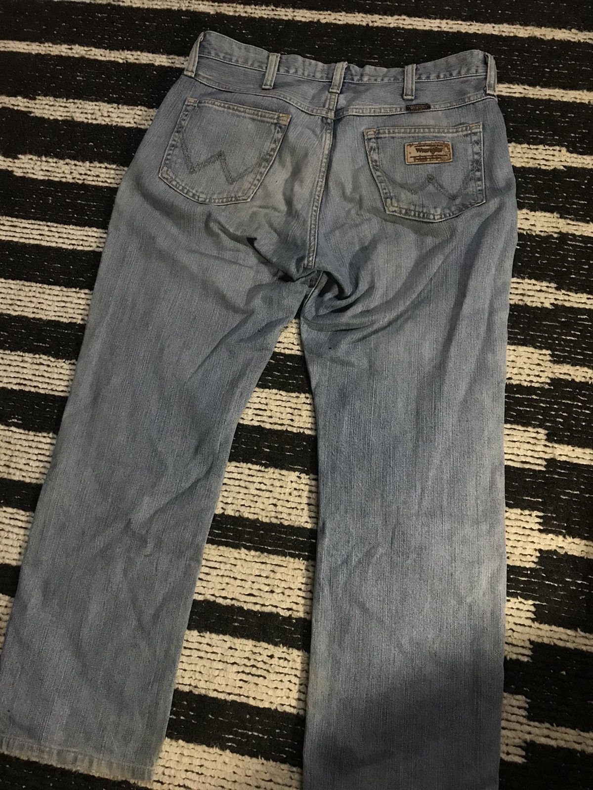 Jean Custom wrangler jean “Rodman” Size US 35 - 5 Thumbnail