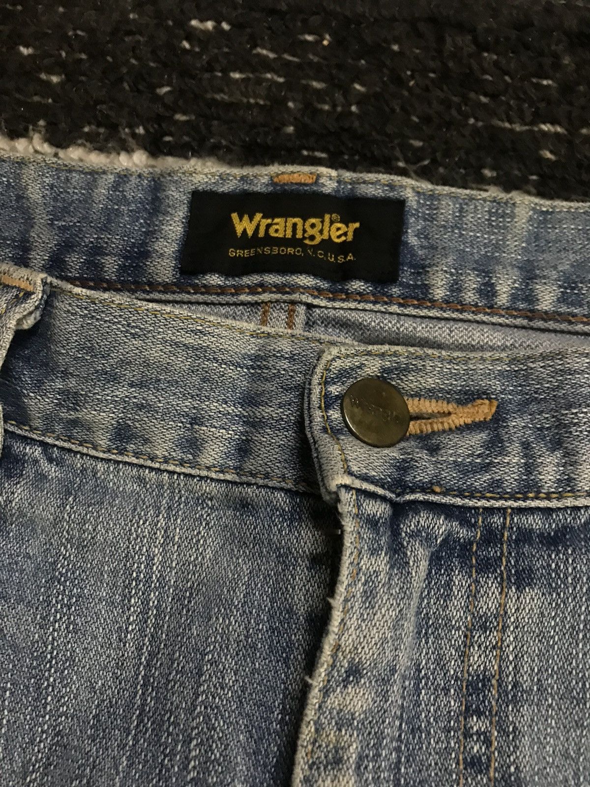 Jean Custom wrangler jean “Rodman” Size US 35 - 4 Thumbnail