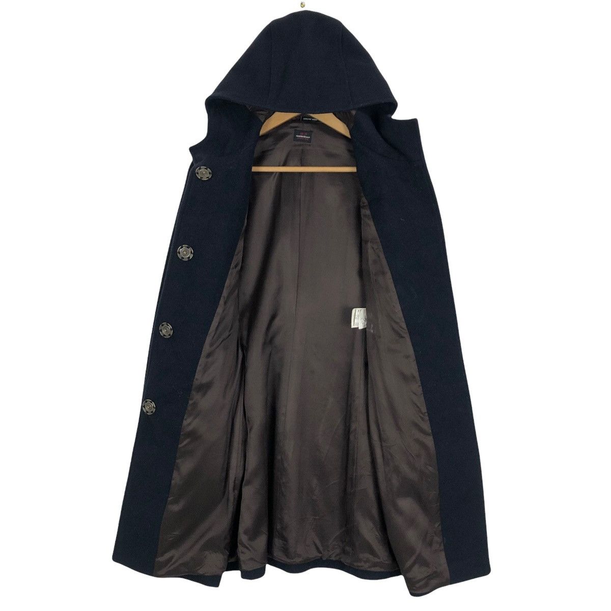 Japanese Brand Nineteen Seventy 19.70 Wool Hooded Duffle Coat Made In Italy Size S / US 4 / IT 40 - 11 Thumbnail
