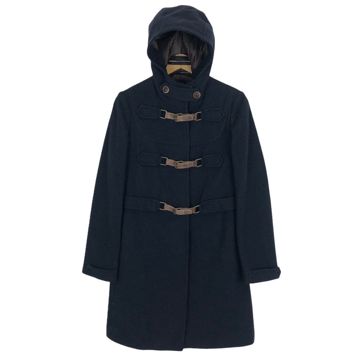 Japanese Brand Nineteen Seventy 19.70 Wool Hooded Duffle Coat Made