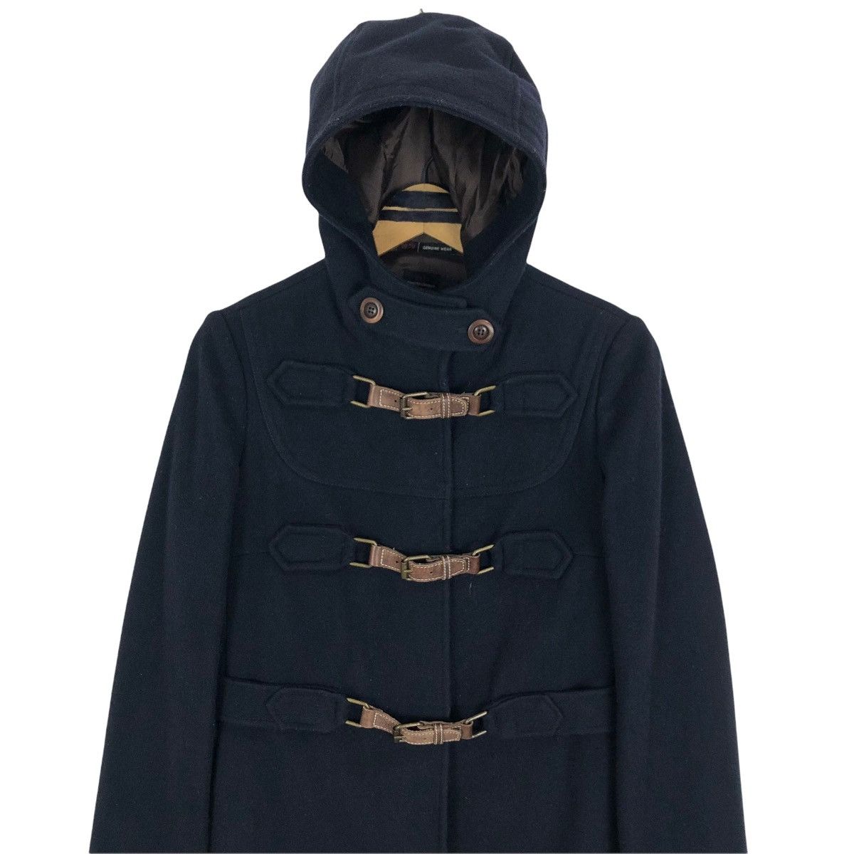 Japanese Brand Nineteen Seventy 19.70 Wool Hooded Duffle Coat Made In Italy Size S / US 4 / IT 40 - 8 Thumbnail
