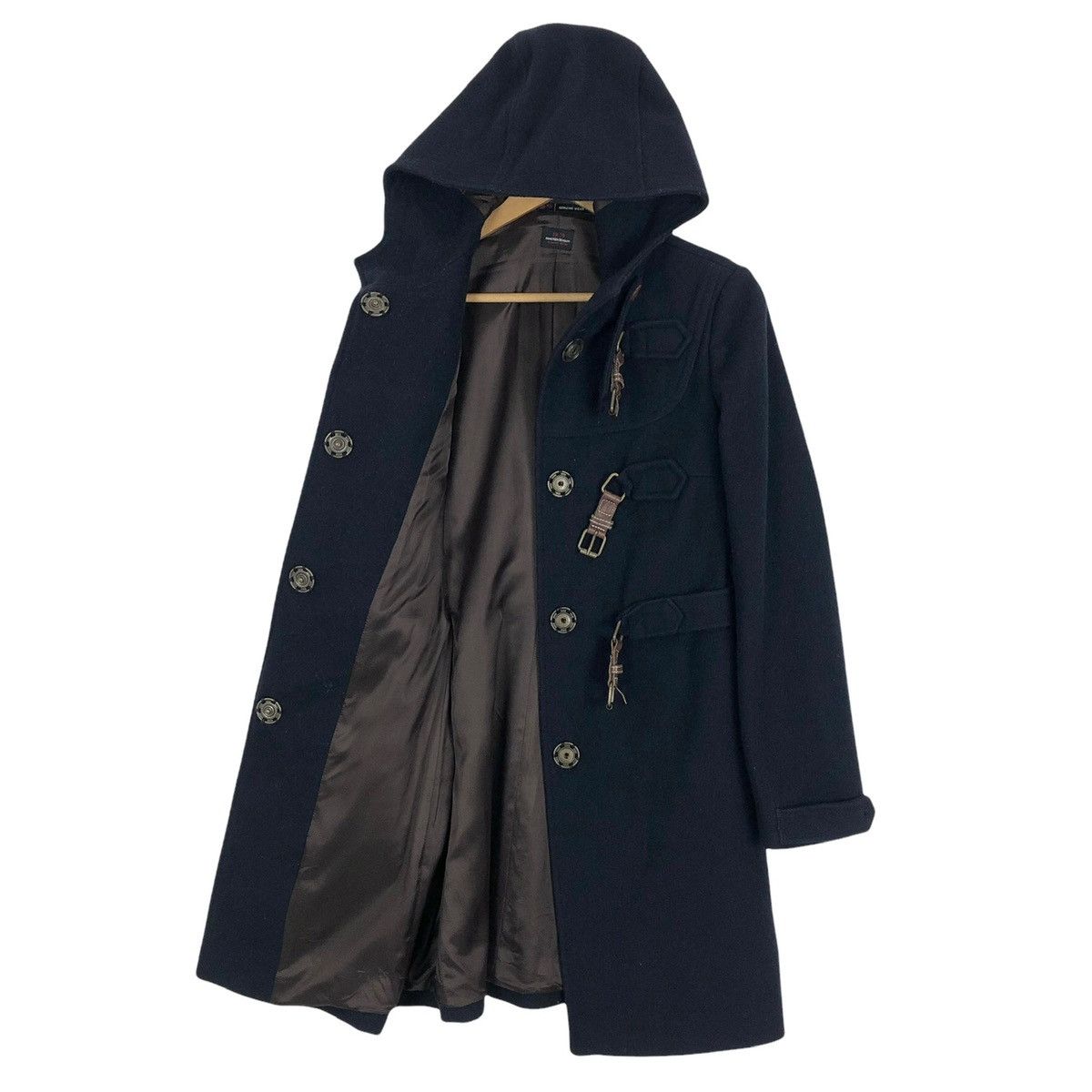 Japanese Brand Nineteen Seventy 19.70 Wool Hooded Duffle Coat Made In Italy Size S / US 4 / IT 40 - 10 Thumbnail