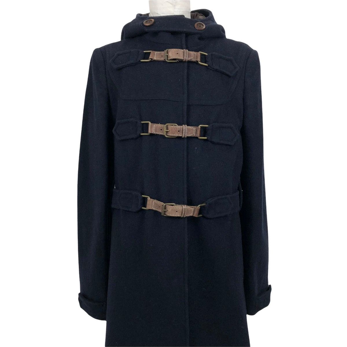 Japanese Brand Nineteen Seventy 19.70 Wool Hooded Duffle Coat Made In Italy Size S / US 4 / IT 40 - 7 Thumbnail