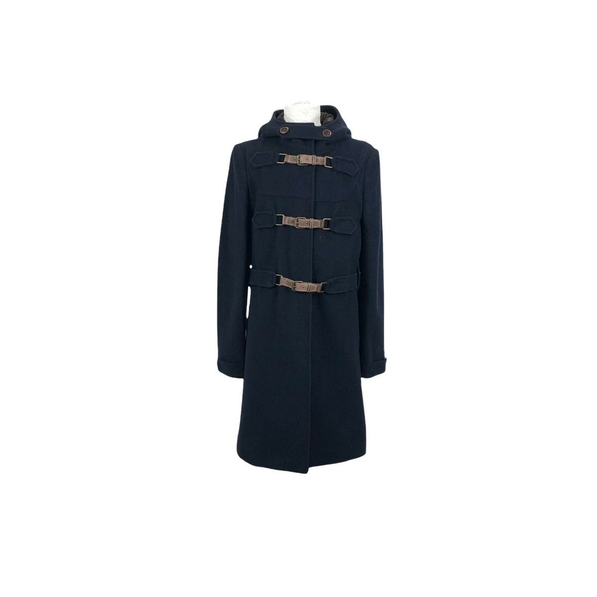 Japanese Brand Nineteen Seventy 19.70 Wool Hooded Duffle Coat Made In Italy Size S / US 4 / IT 40 - 5 Thumbnail
