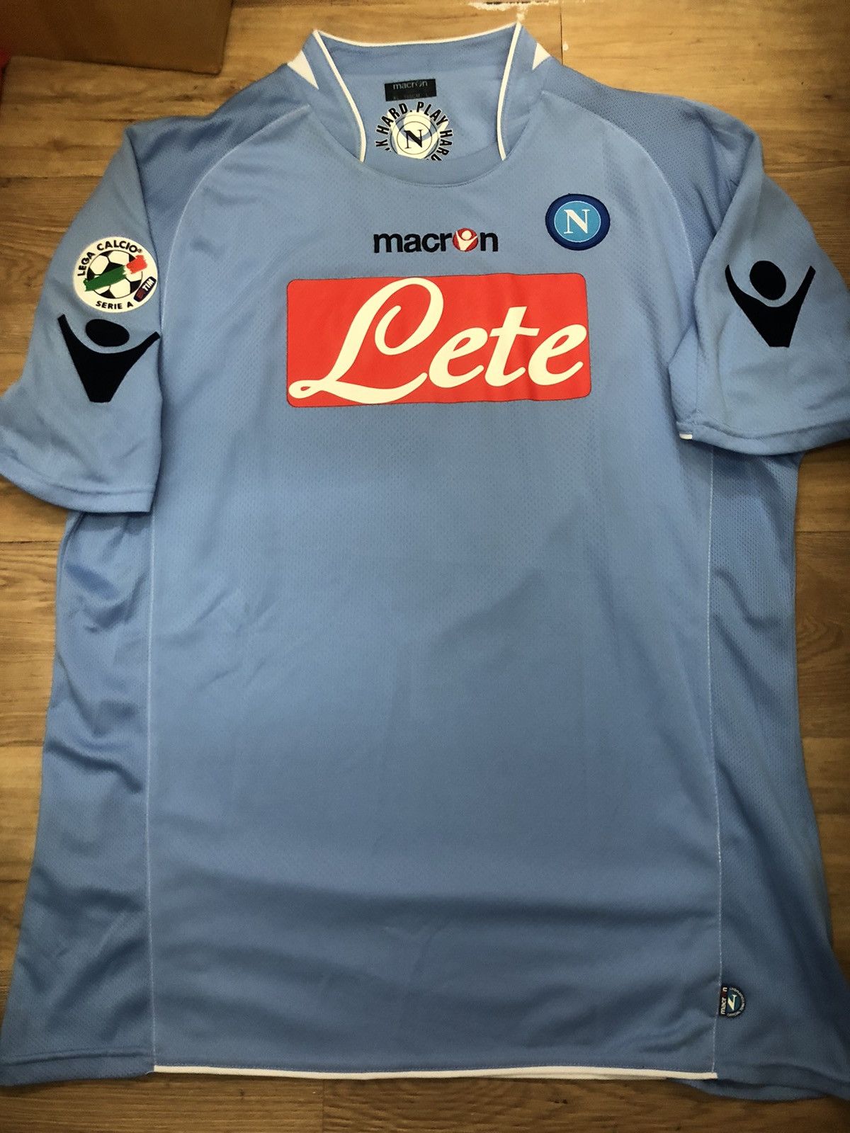 Napoli 09/10 home shirt #7 Lavezzi