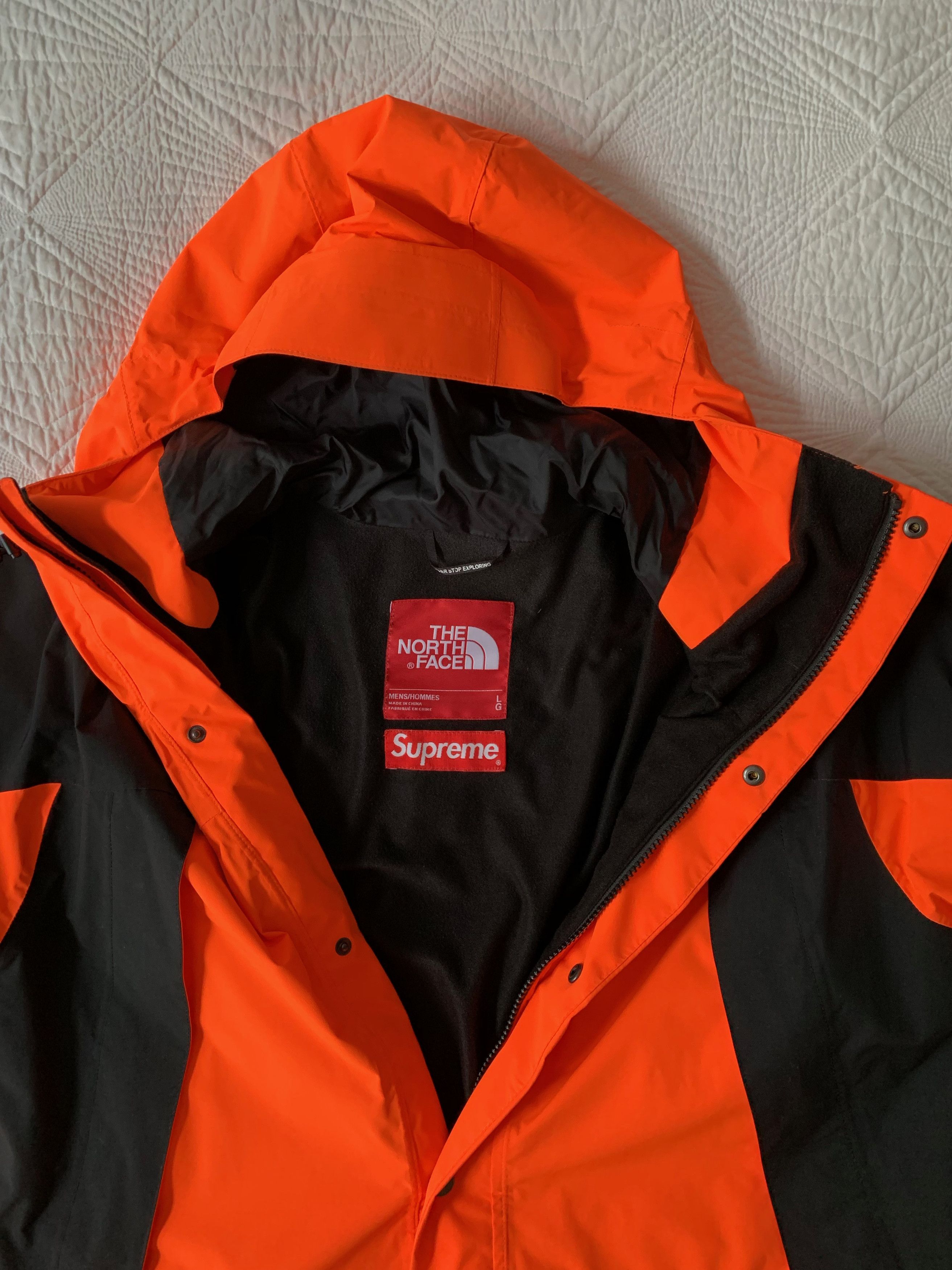 Supreme × The North Face Supreme The North Face Mountain Light Jacket Orange Size US L / EU 52-54 / 3 - 4 Thumbnail