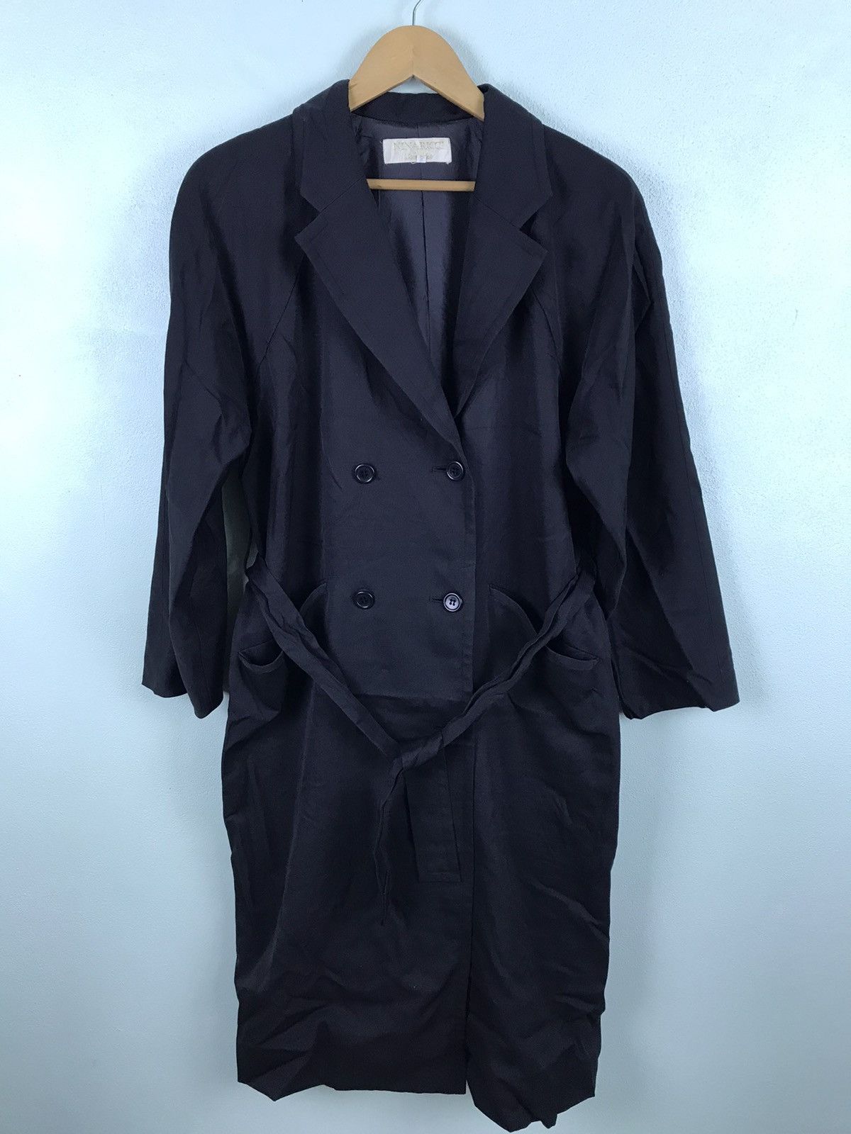 Nina Ricci Nina ricci double breasted trench coat / long jacket - GH919 Size M / US 6-8 / IT 42-44 - 1 Thumbnail