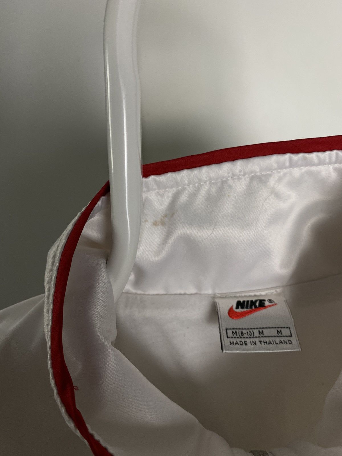Nike × Vintage 90s Nike Court vintage white track jacket windbreaker Size US M / EU 48-50 / 2 - 6 Thumbnail