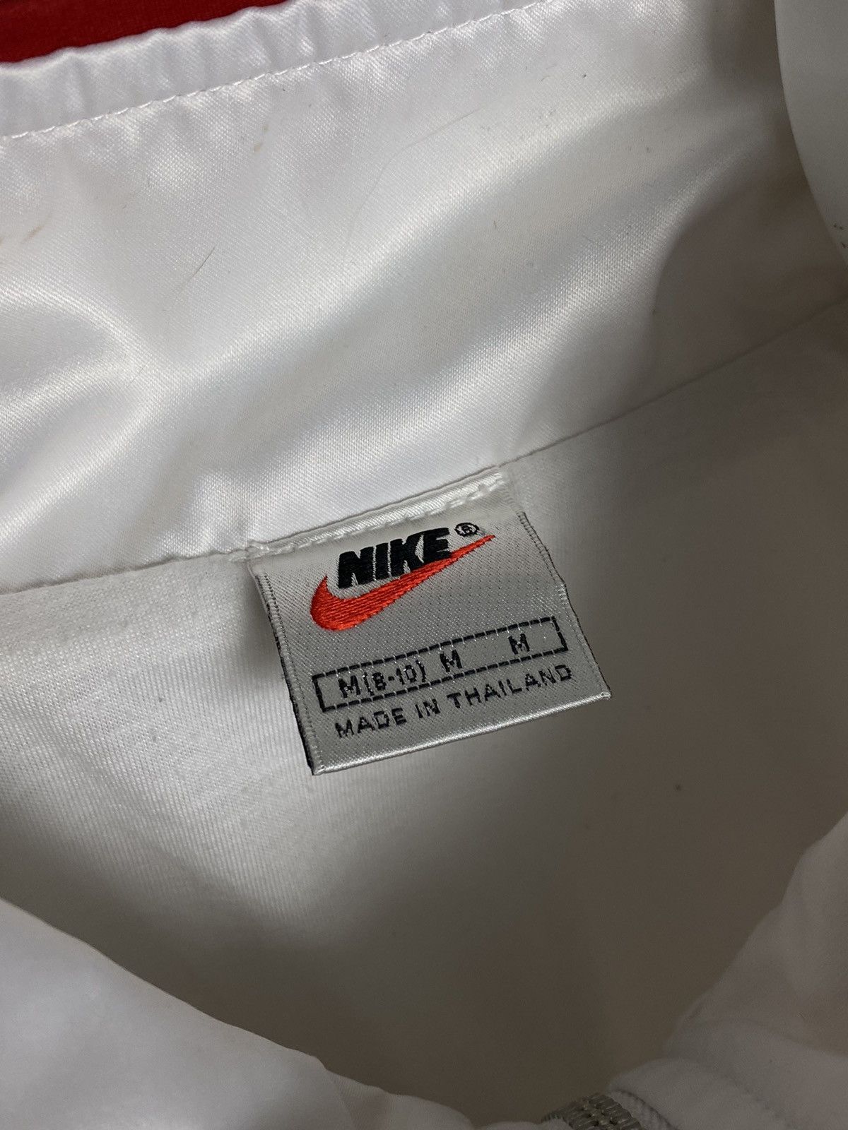 Nike × Vintage 90s Nike Court vintage white track jacket windbreaker Size US M / EU 48-50 / 2 - 4 Thumbnail