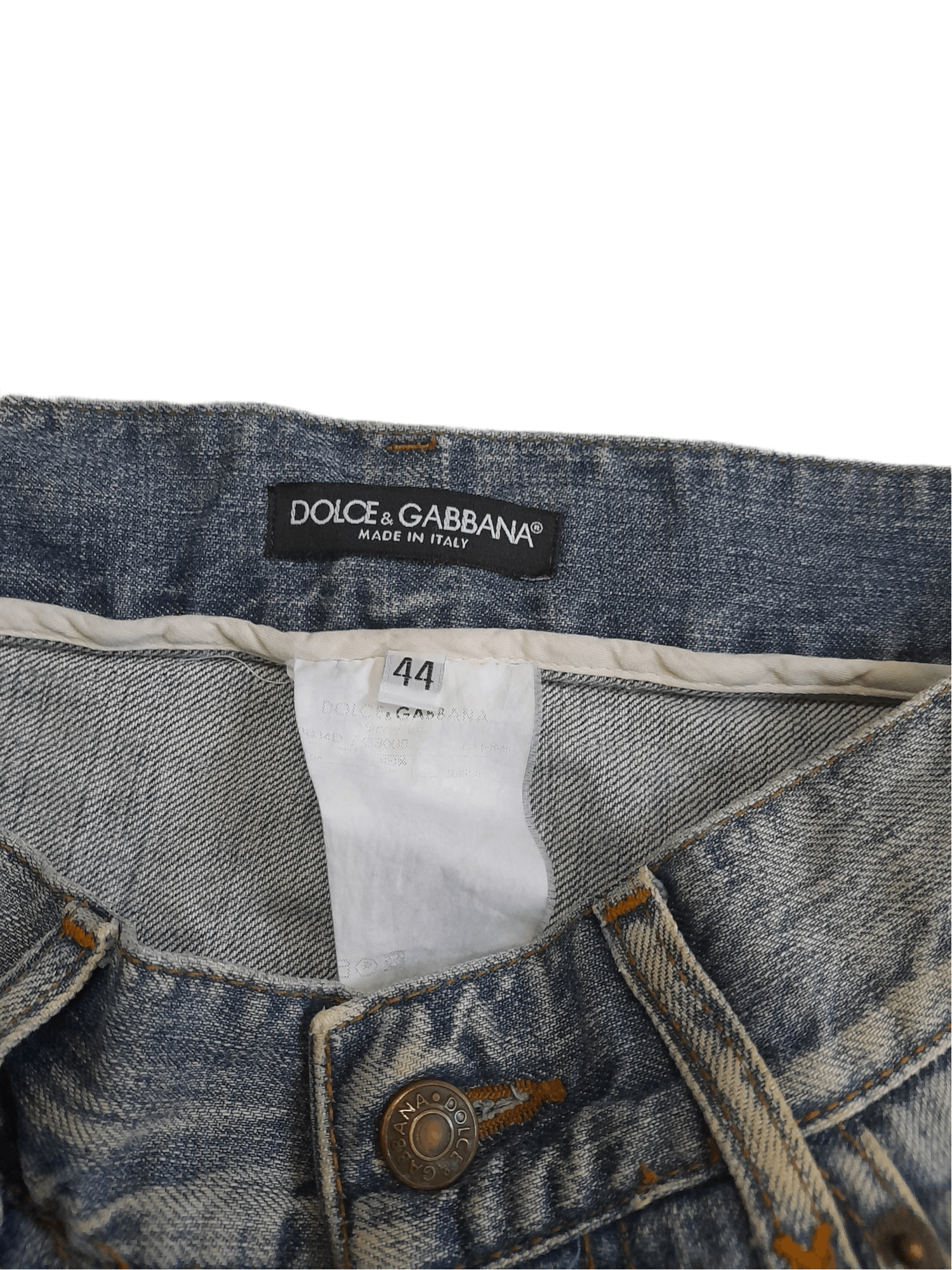 Dolce & Gabbana Dolce & Gabbana Distressed Denim (E392) Size US 30 / EU 46 - 4 Thumbnail