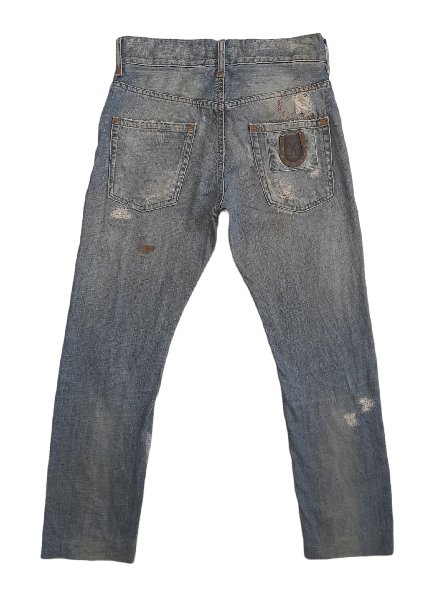 Dolce & Gabbana Dolce & Gabbana Distressed Denim (E392) Size US 30 / EU 46 - 7 Thumbnail
