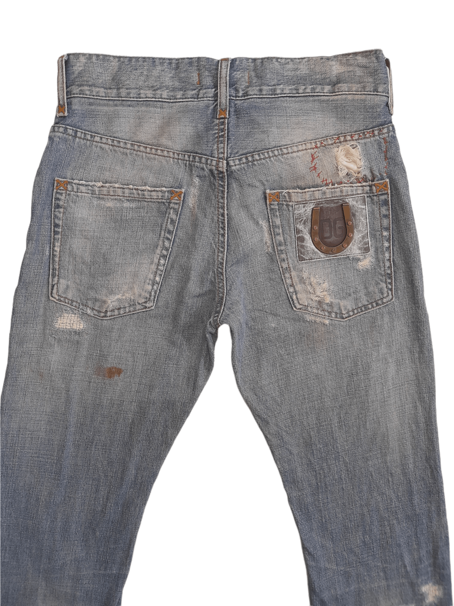 Dolce & Gabbana Dolce & Gabbana Distressed Denim (E392) Size US 30 / EU 46 - 8 Thumbnail