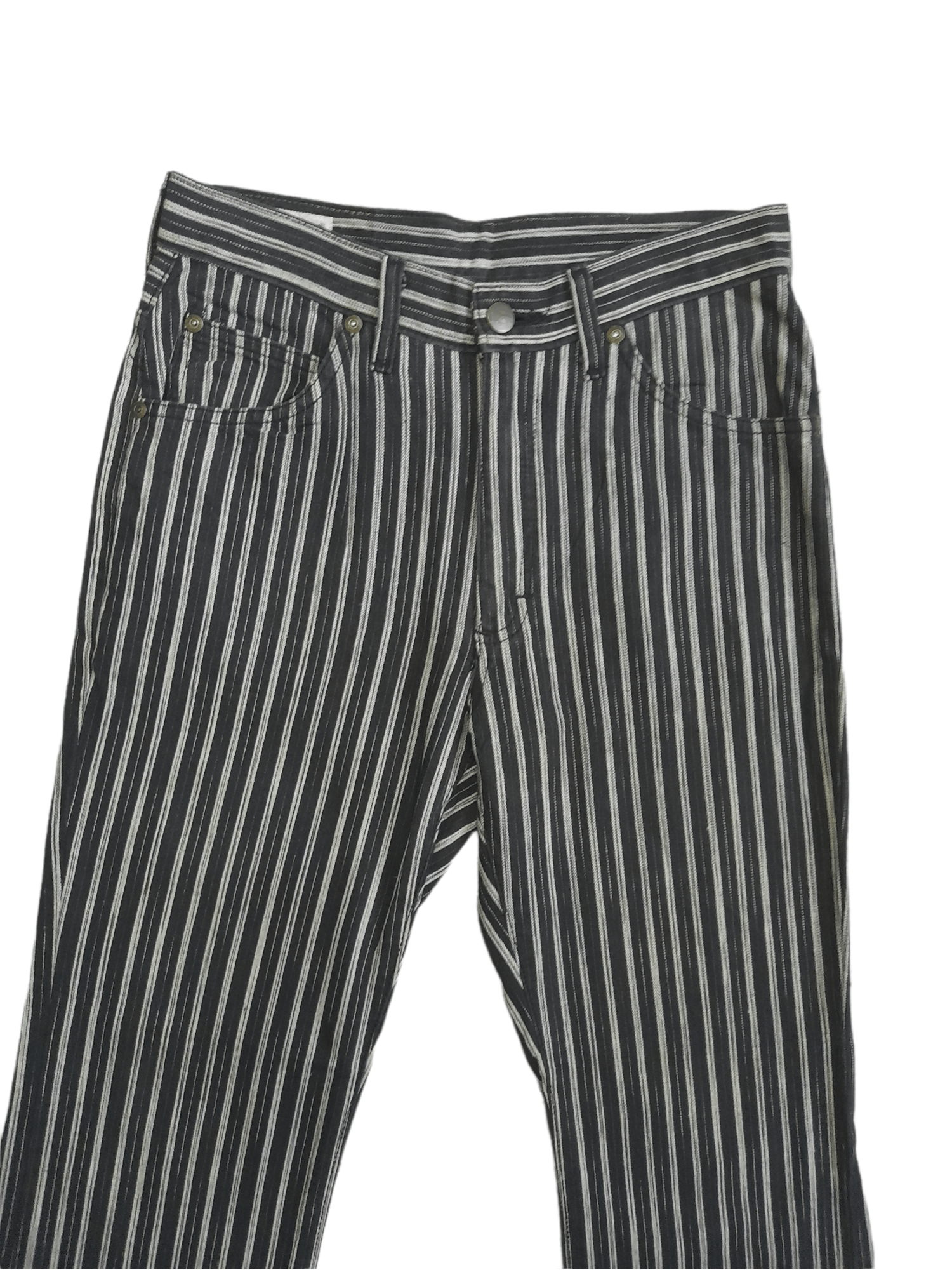 Lee LEE All-over Selvedge Denim Hickory (E393) Size US 28 / EU 44 - 2 Thumbnail