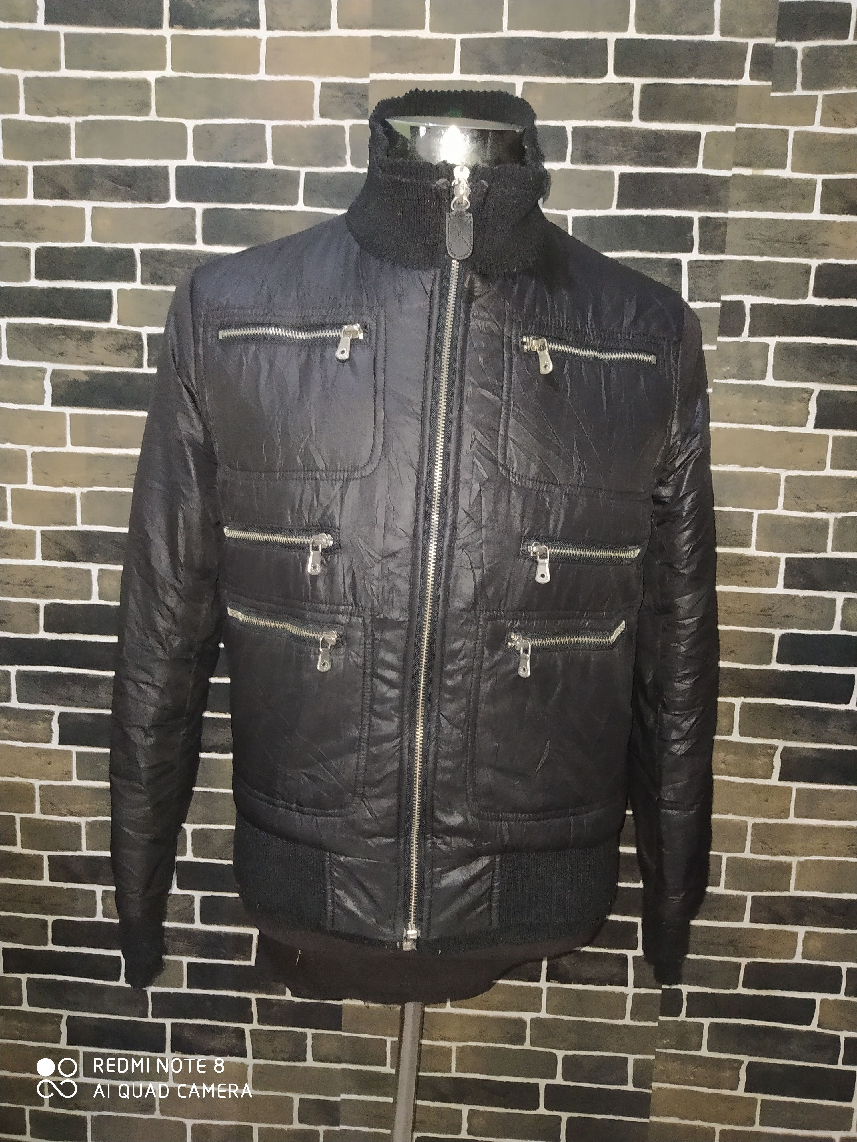 Dolce & Gabbana Multi Zipper Pocket Canvas Jacket