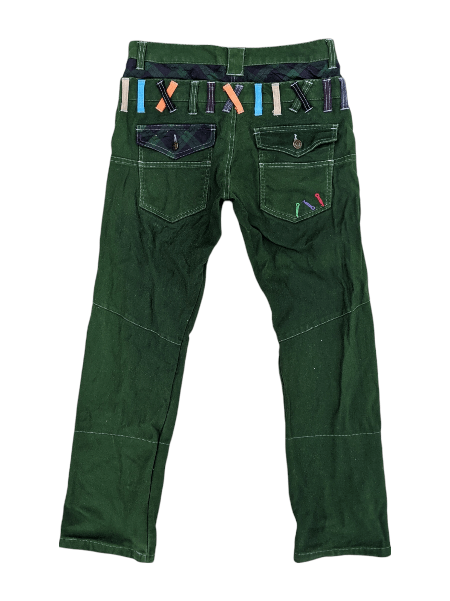 image of Jungle Storm Double Waist Pants in Green, Men's (Size 30)