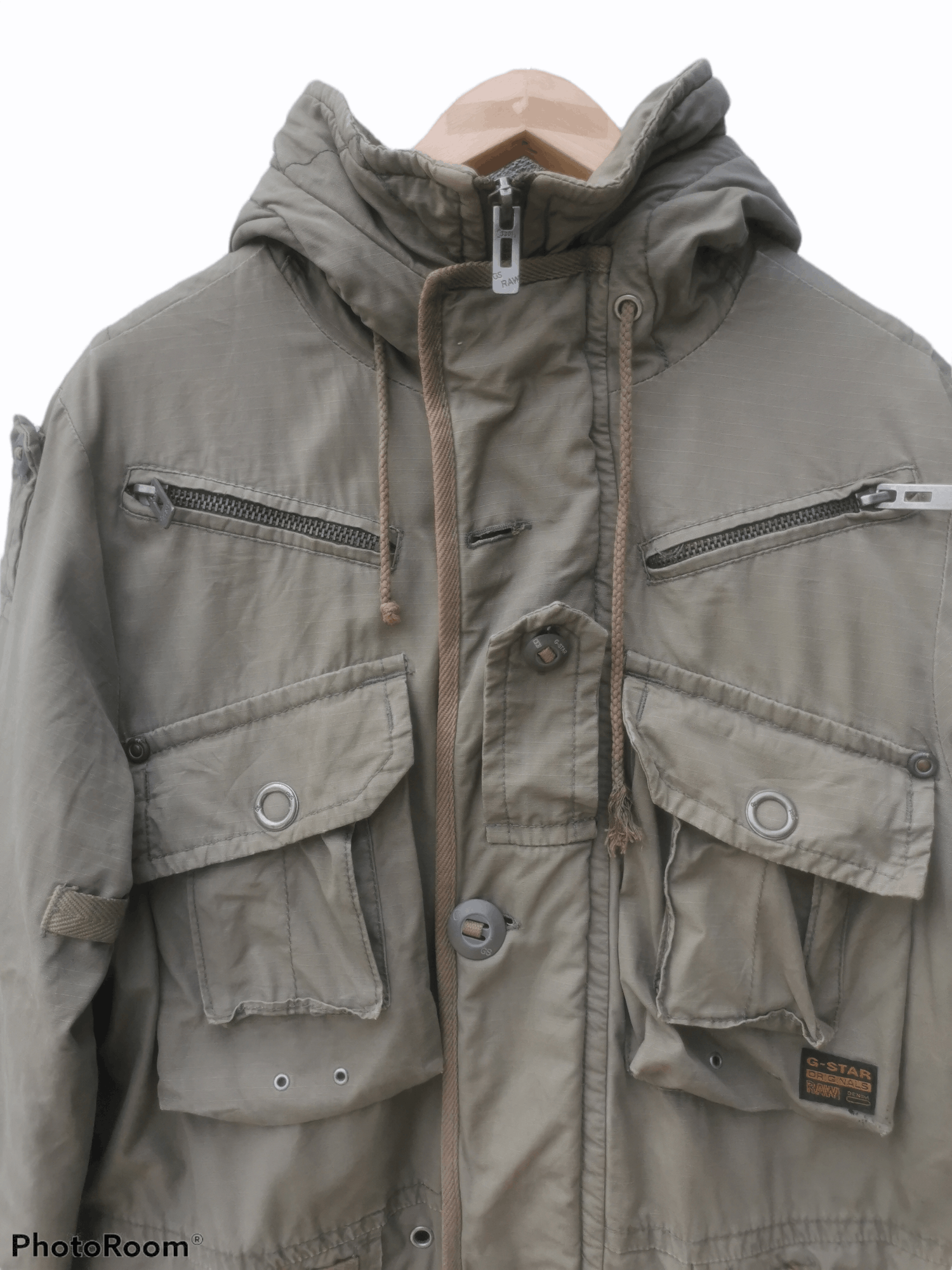 G-Star Raw 3301 Hoodie Multipocket Military Jacket