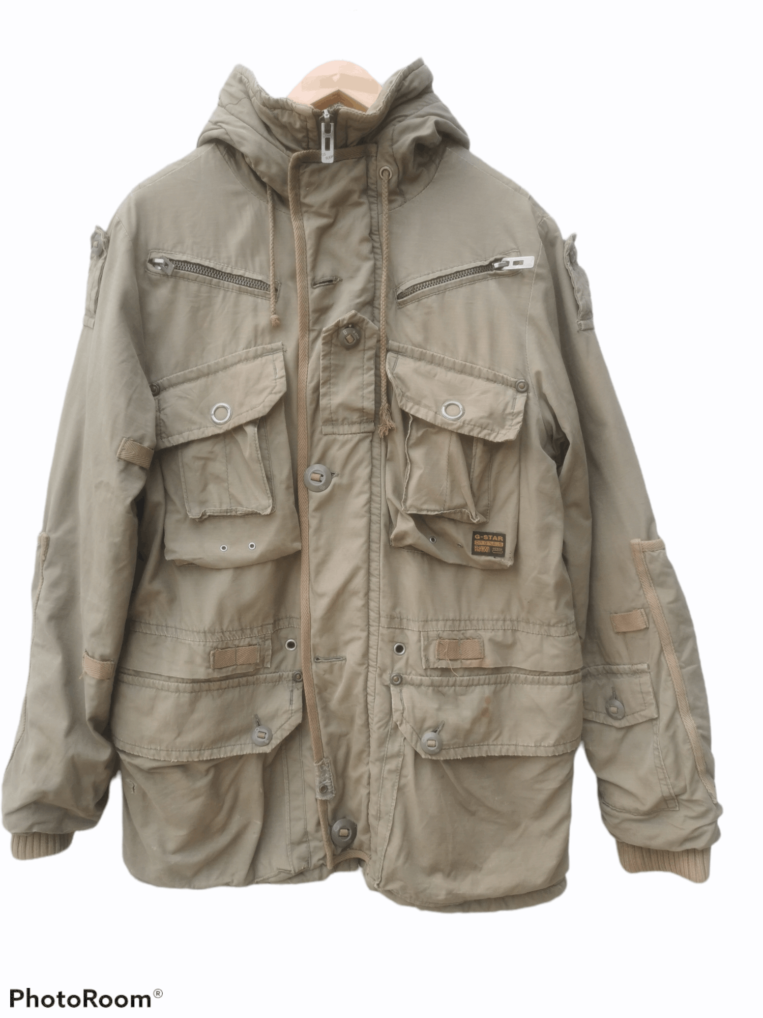 G-Star Raw 3301 Hoodie Multipocket Military Jacket