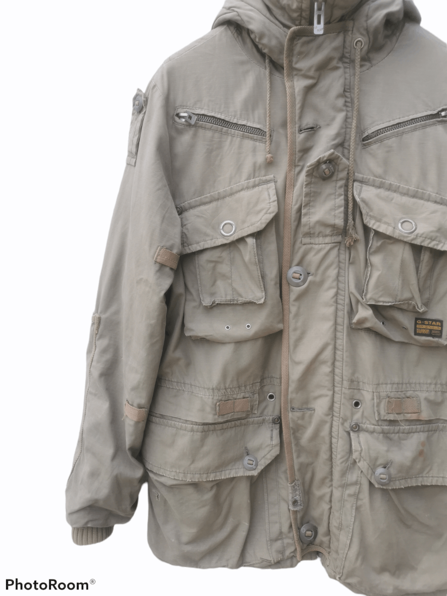 G-Star Raw 3301 Hoodie Multipocket Military Jacket