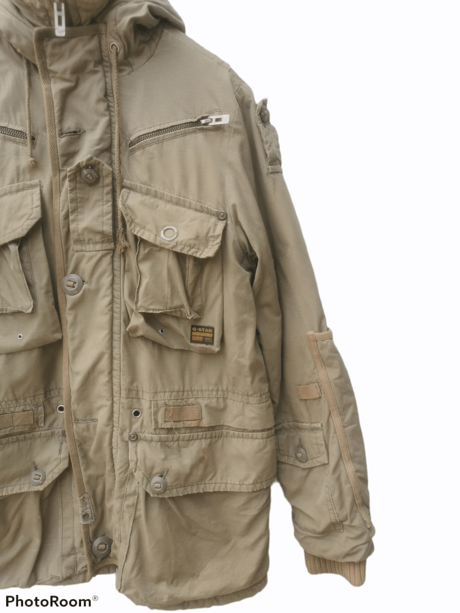 G-Star Raw 3301 Hoodie Multipocket Military Jacket