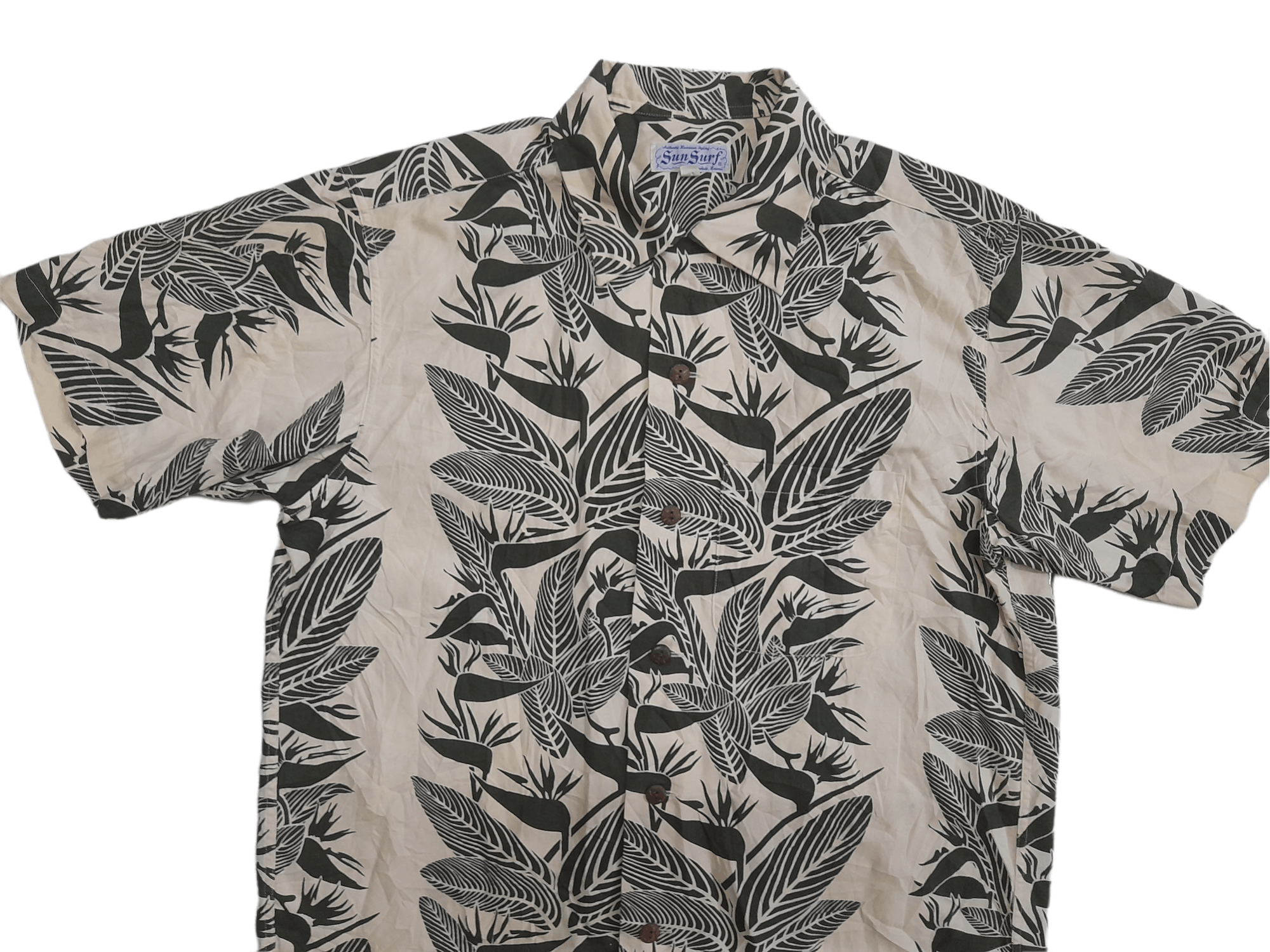 Sun Surf × Toyo Enterprises × Vintage 90s Sun Surf Toyo Japan Hawaii Shirt Button (E395) Size US M / EU 48-50 / 2 - 3 Thumbnail