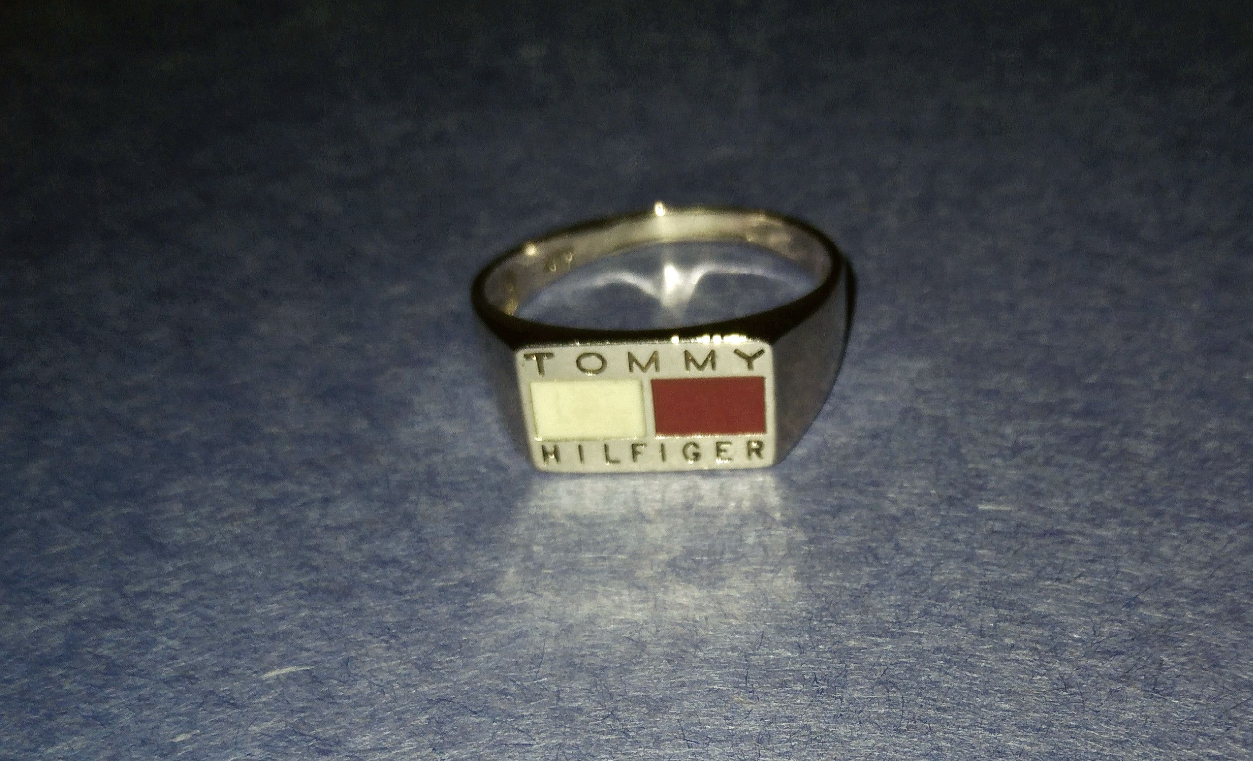Tommy Hilfiger × Vintage Rare 90s 10K 417 Gold Tommy Hilfiger Ring ...