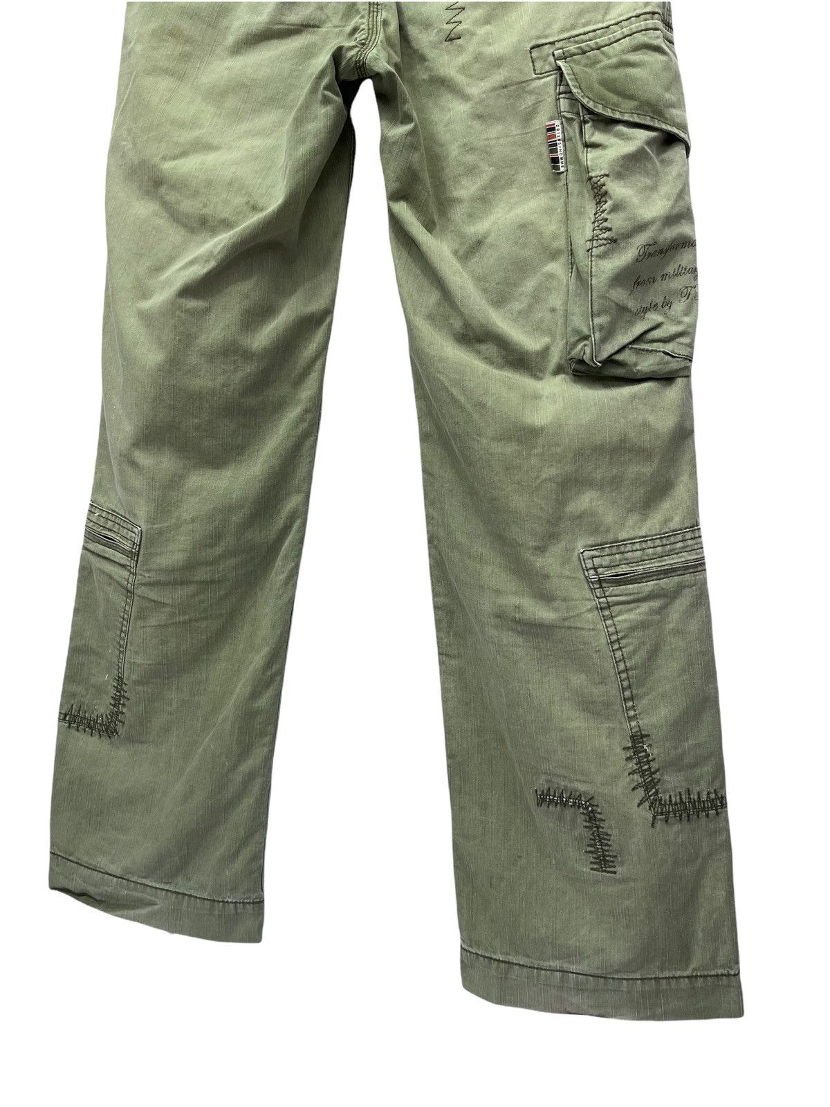 291295=Homme 291295=HOMME Military Rock-Style Cargo Pants Size US 31 - 14 Thumbnail