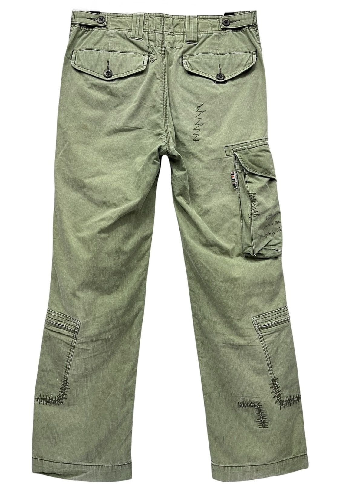 291295=Homme 291295=HOMME Military Rock-Style Cargo Pants Size US 31 - 11 Thumbnail