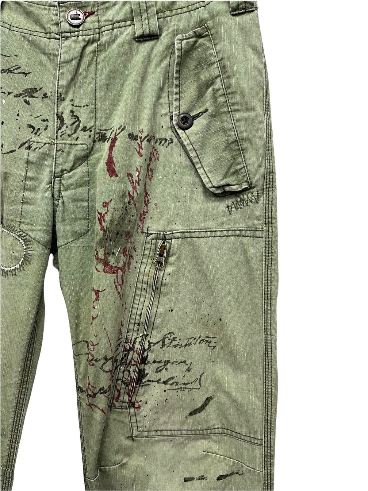 291295=Homme 291295=HOMME Military Rock-Style Cargo Pants Size US 31 - 8 Thumbnail