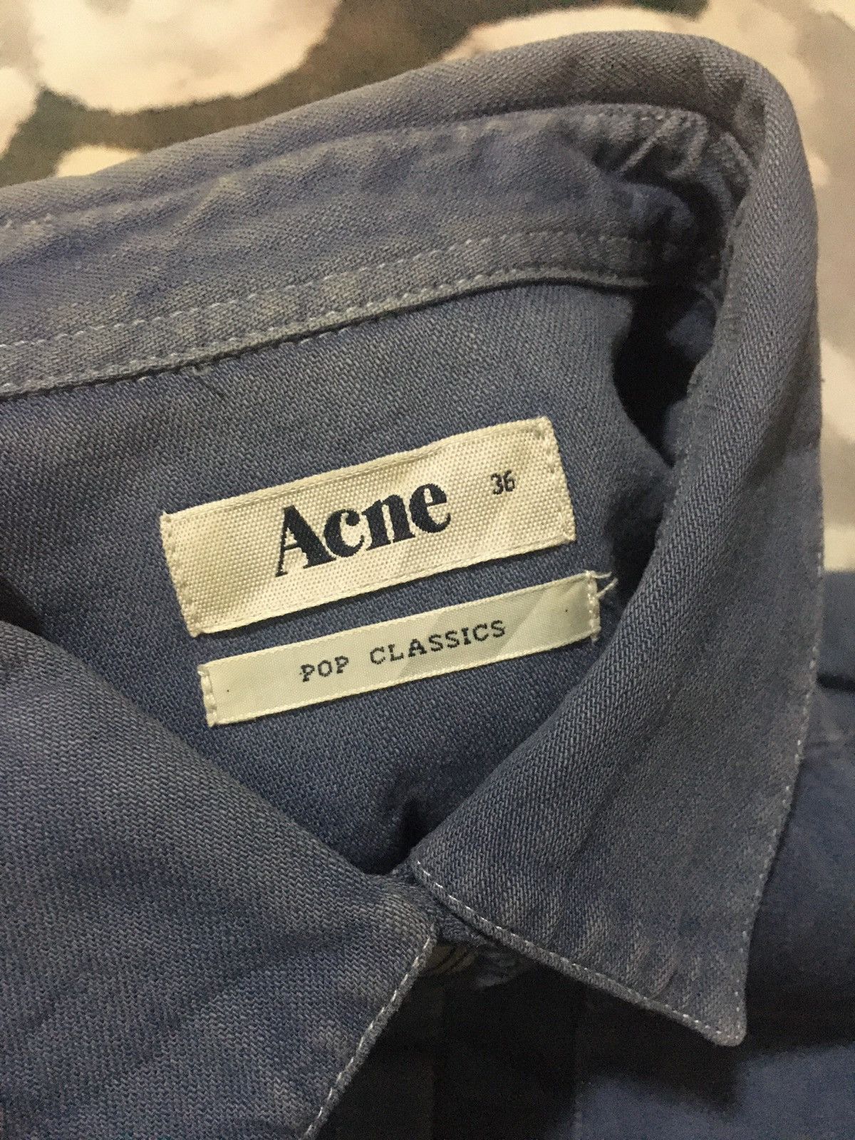 Acne Studios faded blue long shirt Size S / US 4 / IT 40 - 5 Thumbnail