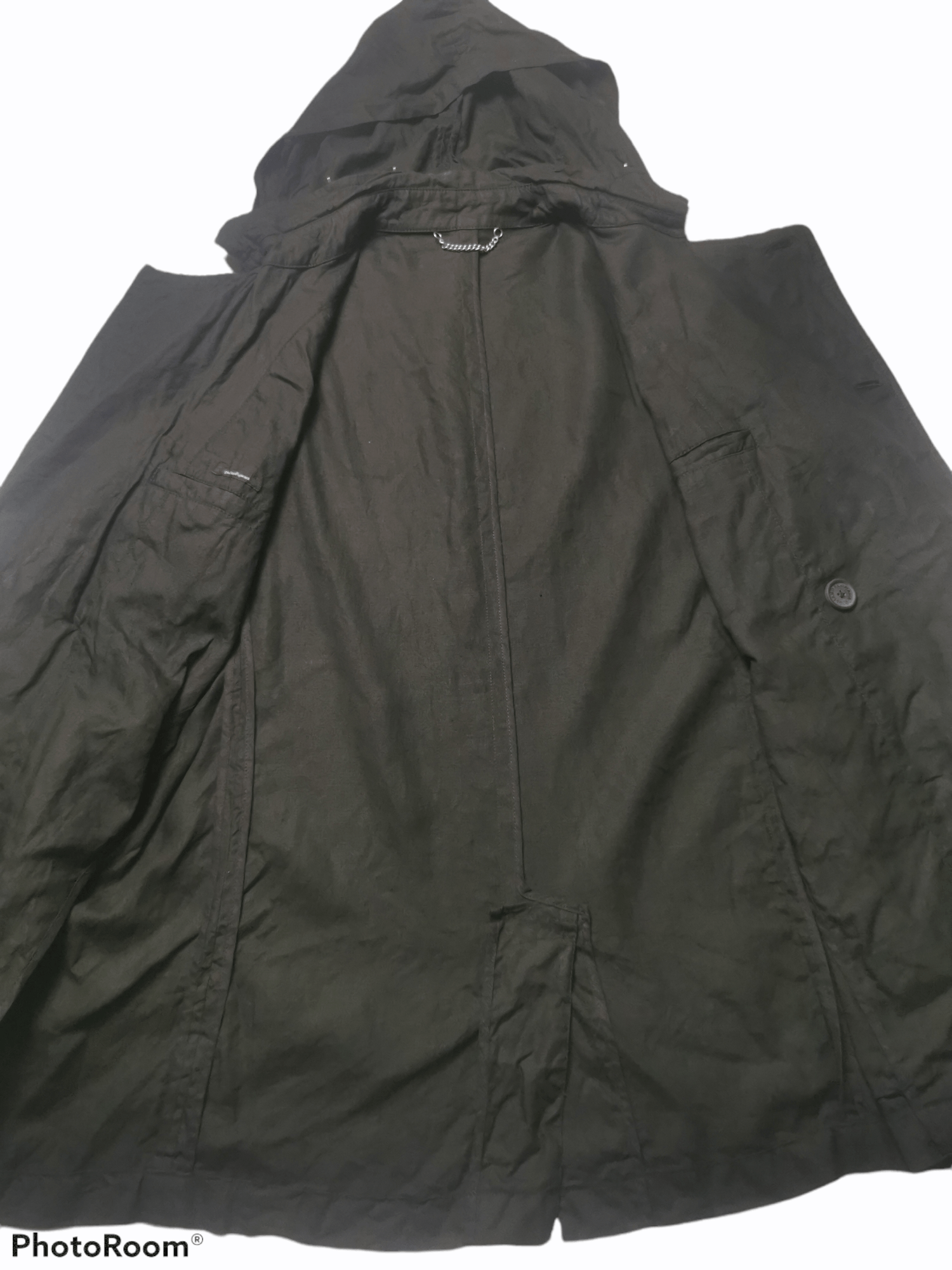 Giuliano Fujiwara Giuliano Fujiwara Double Breast Hoodie Light Linen Jacket Size US M / EU 48-50 / 2 - 10 Thumbnail