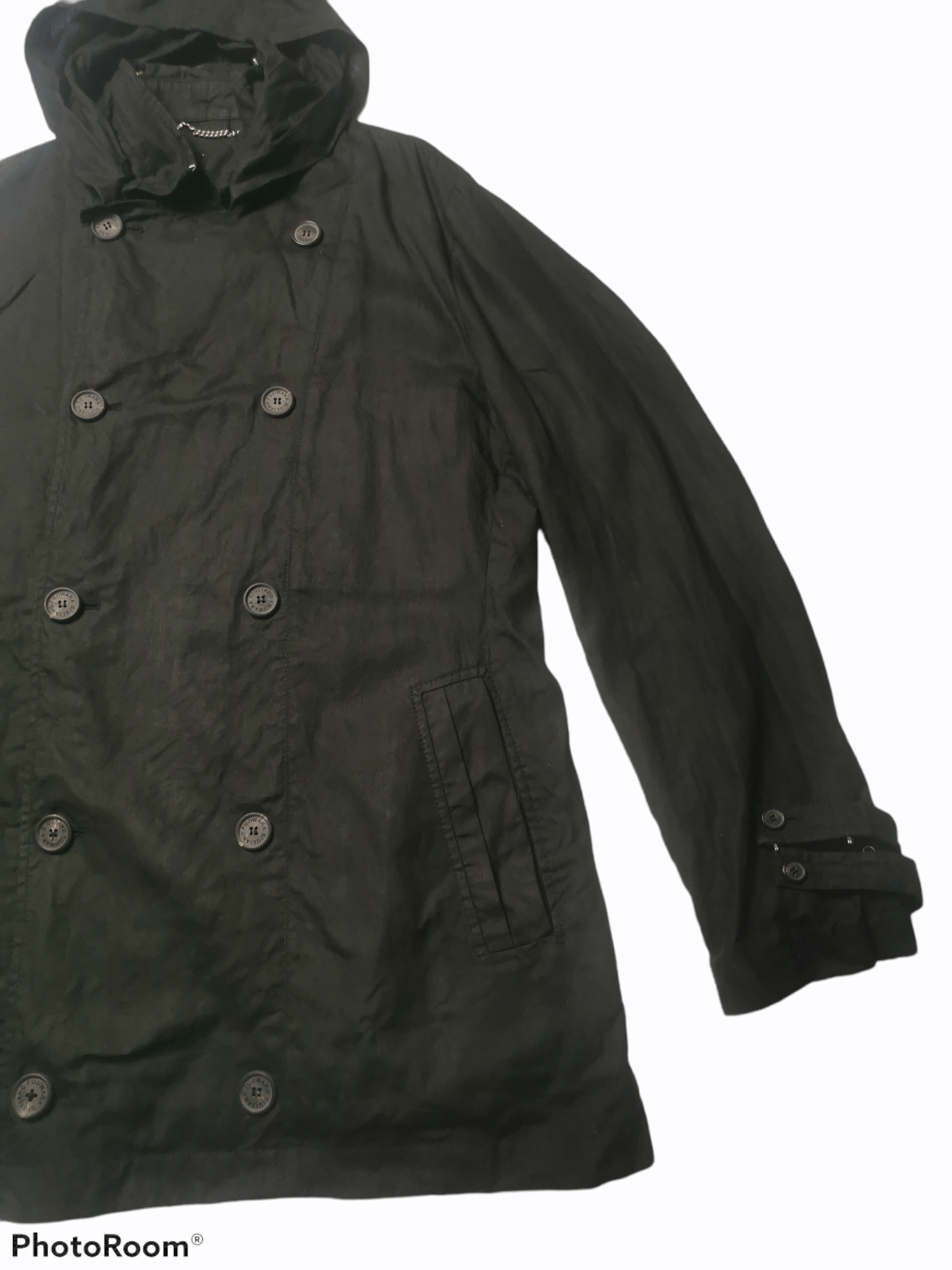 Giuliano Fujiwara Giuliano Fujiwara Double Breast Hoodie Light Linen Jacket Size US M / EU 48-50 / 2 - 3 Thumbnail