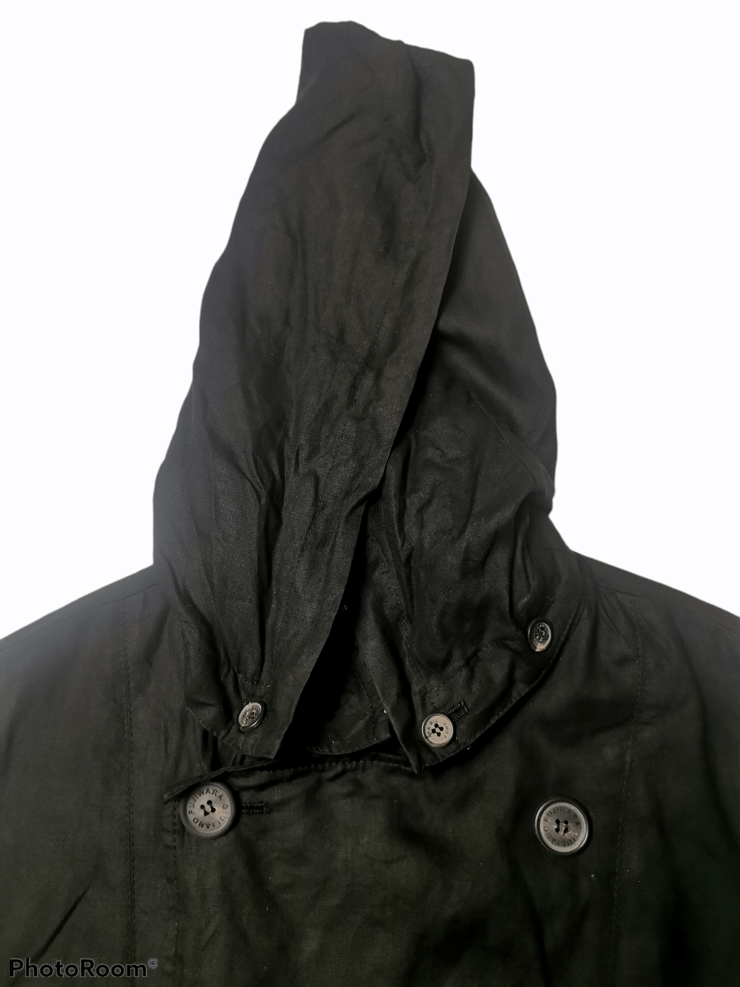 Giuliano Fujiwara Giuliano Fujiwara Double Breast Hoodie Light Linen Jacket Size US M / EU 48-50 / 2 - 6 Thumbnail