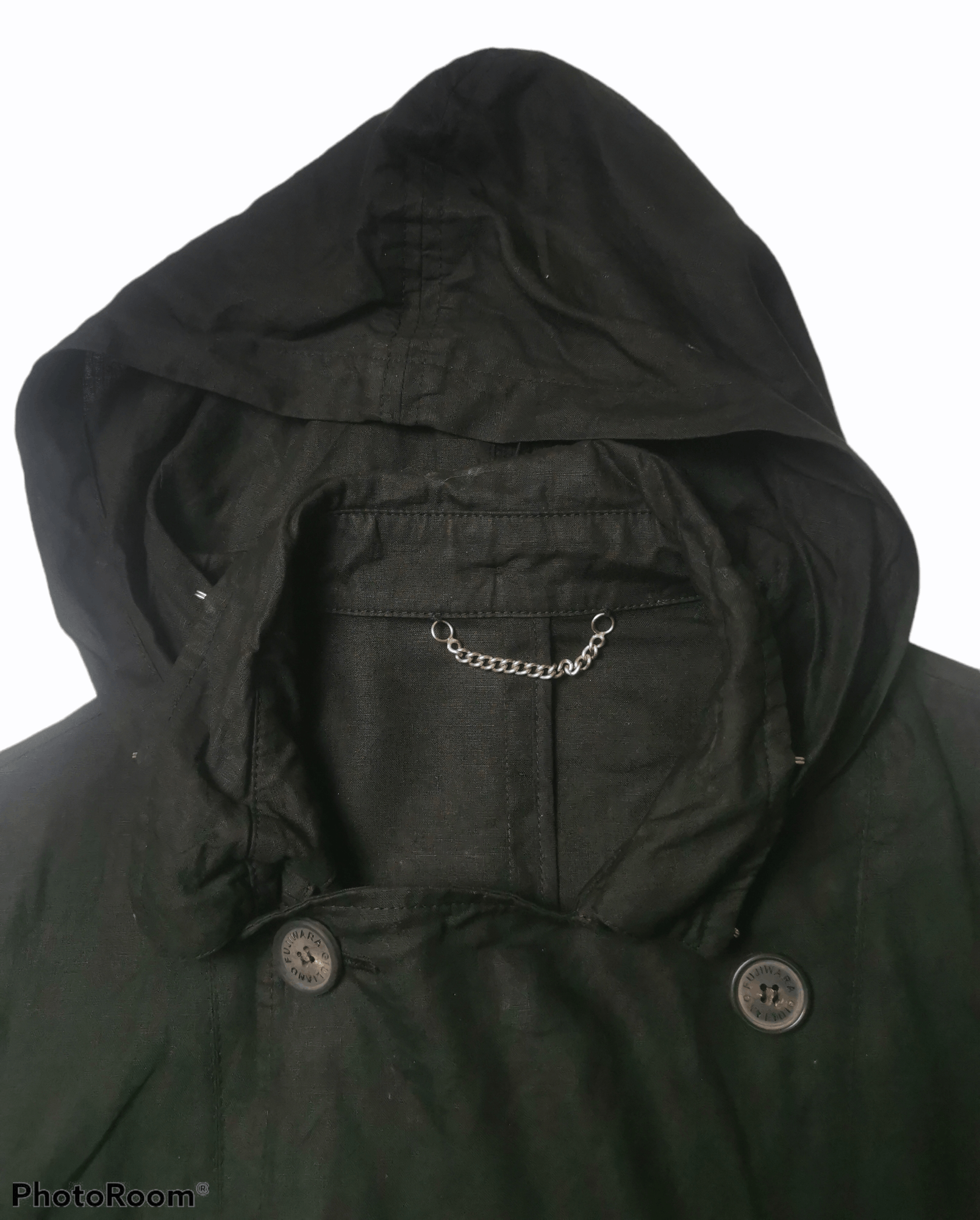 Giuliano Fujiwara Giuliano Fujiwara Double Breast Hoodie Light Linen Jacket Size US M / EU 48-50 / 2 - 5 Thumbnail