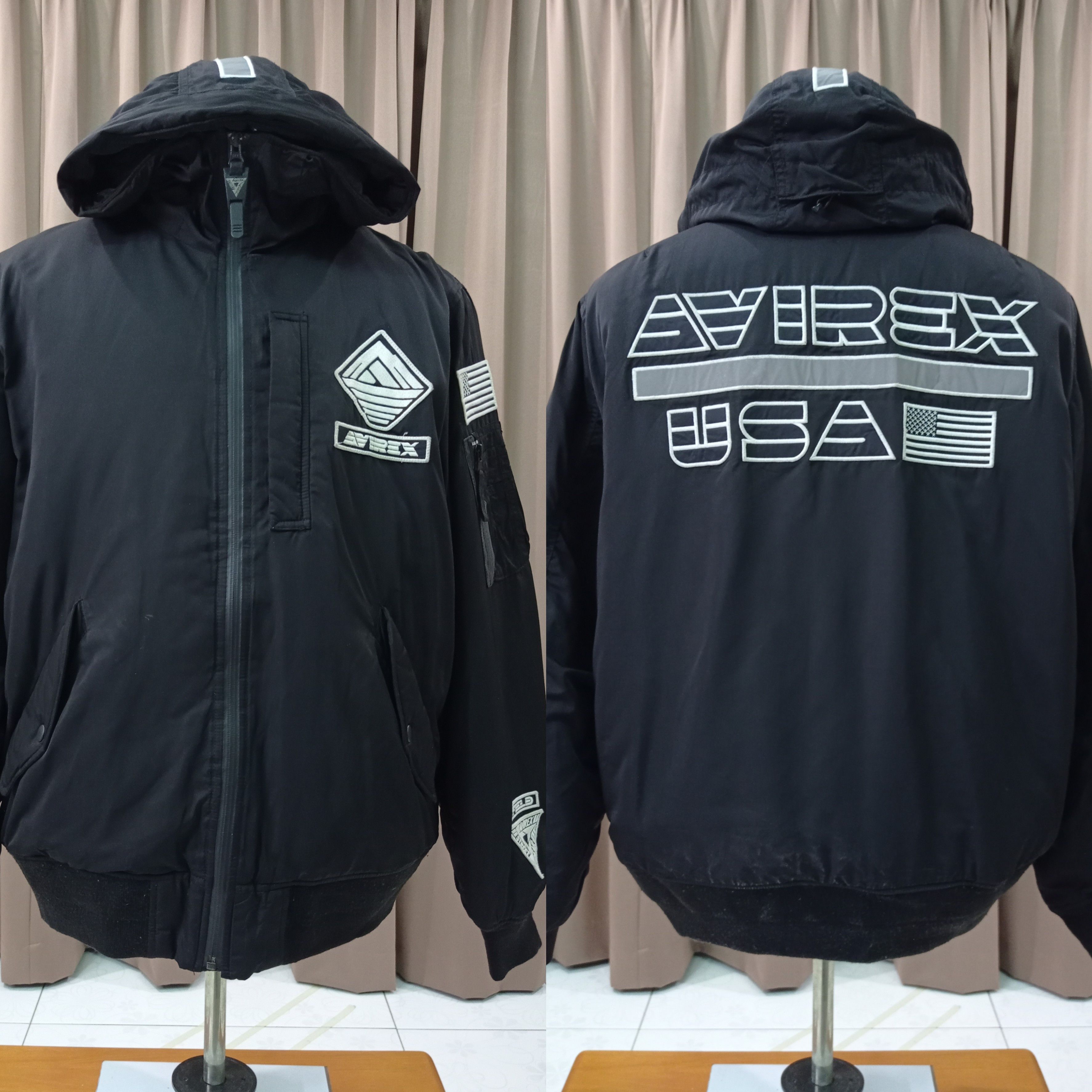 Avirex 2XL XXL AVIREX BOMBER JACKET EMBROIDERED LOGO Size US XXL / EU 58 / 5 - 1 Thumbnail