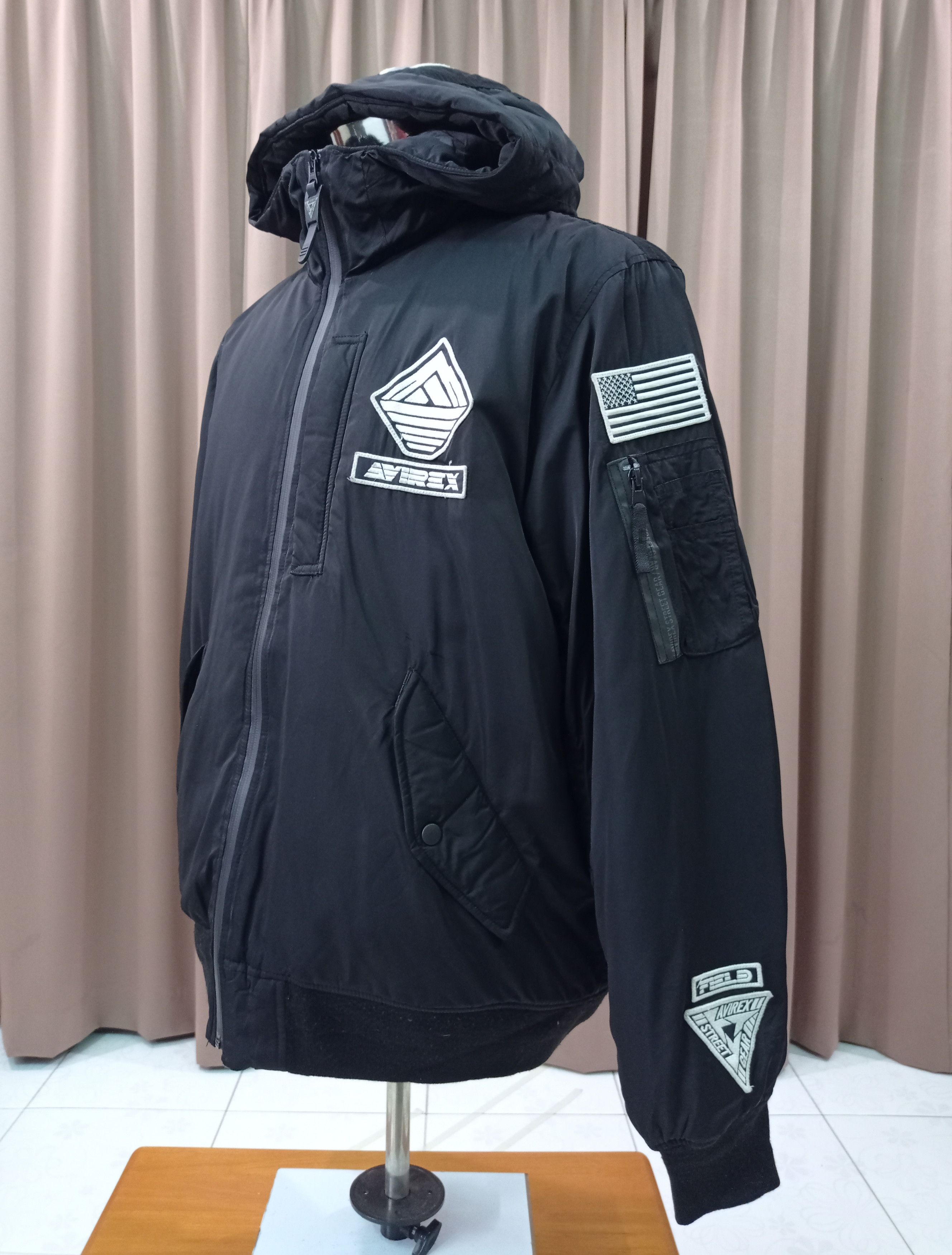 Avirex 2XL XXL AVIREX BOMBER JACKET EMBROIDERED LOGO Size US XXL / EU 58 / 5 - 4 Thumbnail