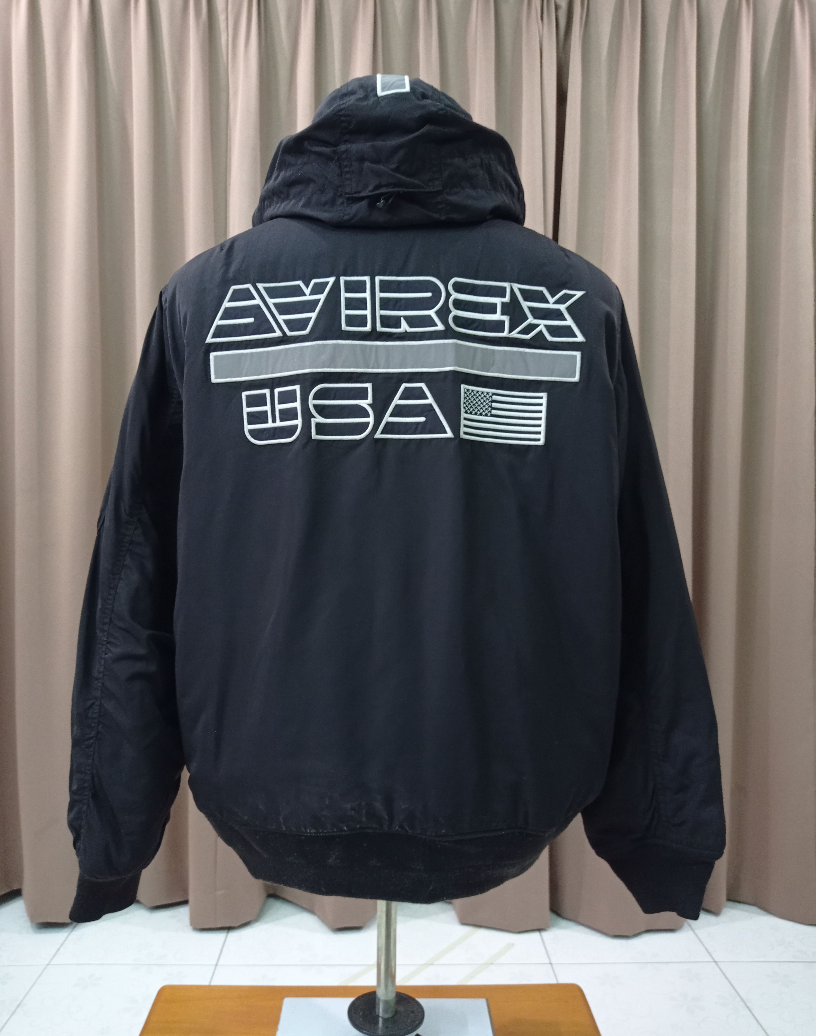 Avirex 2XL XXL AVIREX BOMBER JACKET EMBROIDERED LOGO Size US XXL / EU 58 / 5 - 3 Thumbnail