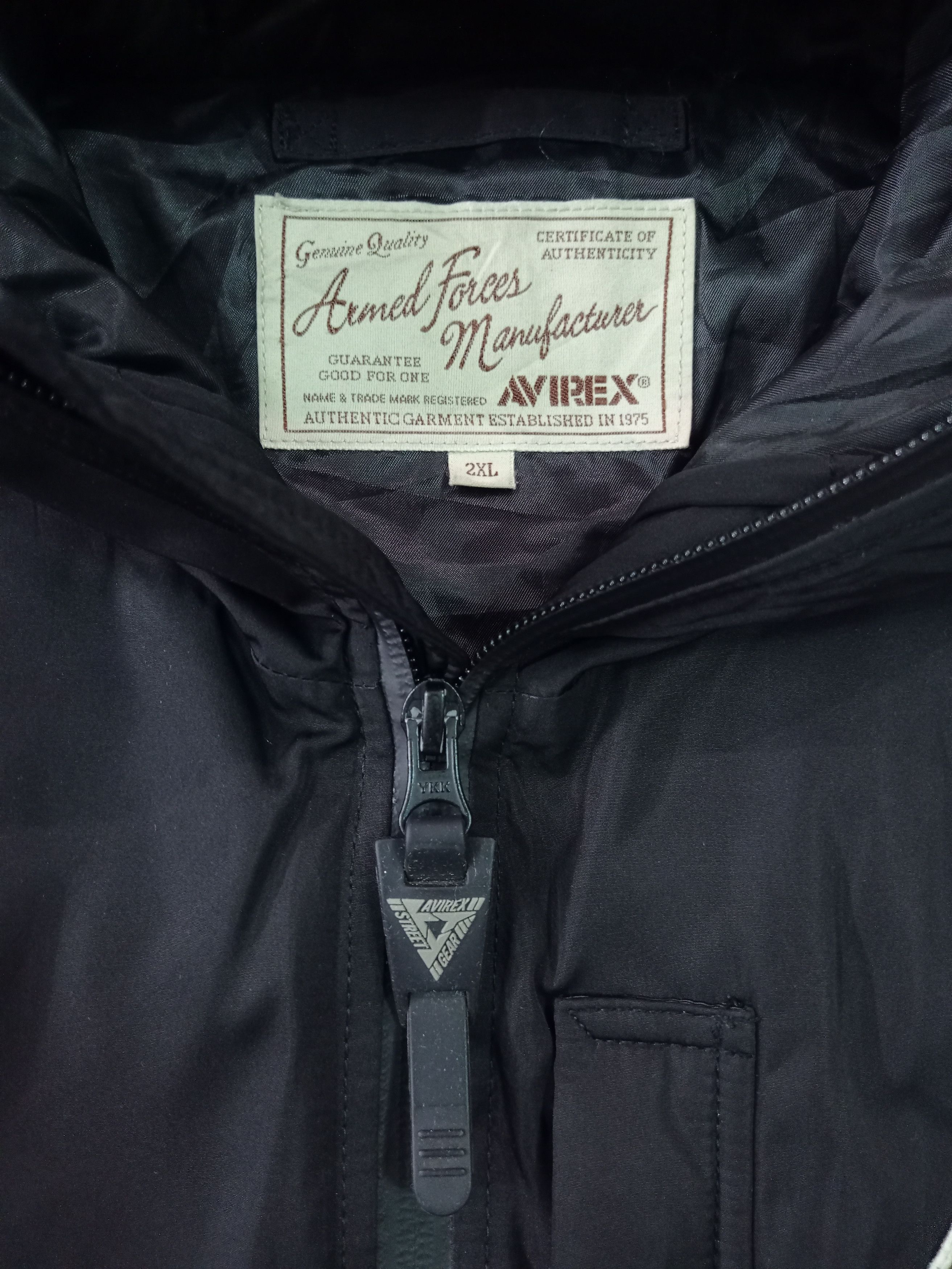 Avirex 2XL XXL AVIREX BOMBER JACKET EMBROIDERED LOGO Size US XXL / EU 58 / 5 - 11 Thumbnail