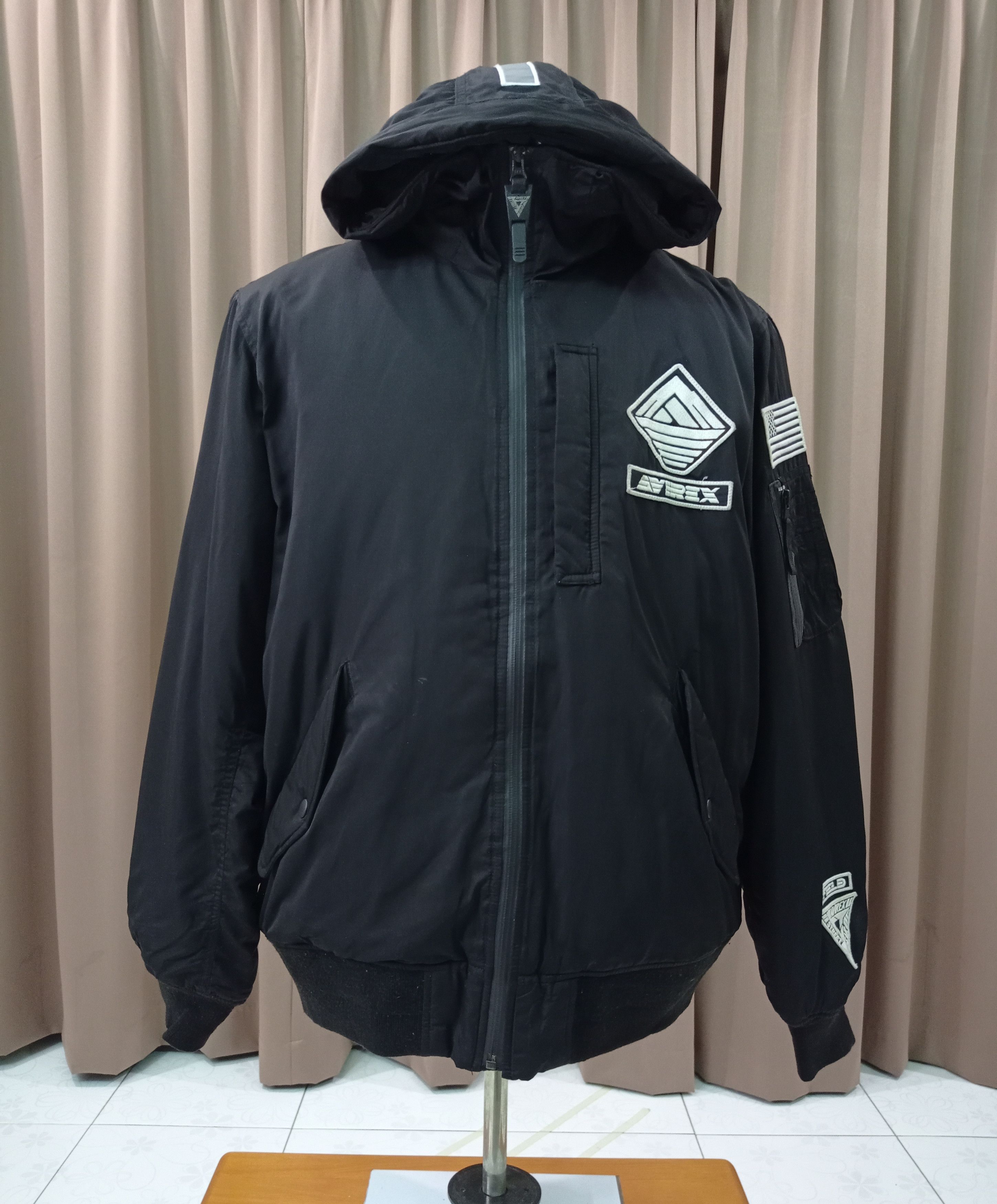Avirex 2XL XXL AVIREX BOMBER JACKET EMBROIDERED LOGO Size US XXL / EU 58 / 5 - 2 Thumbnail