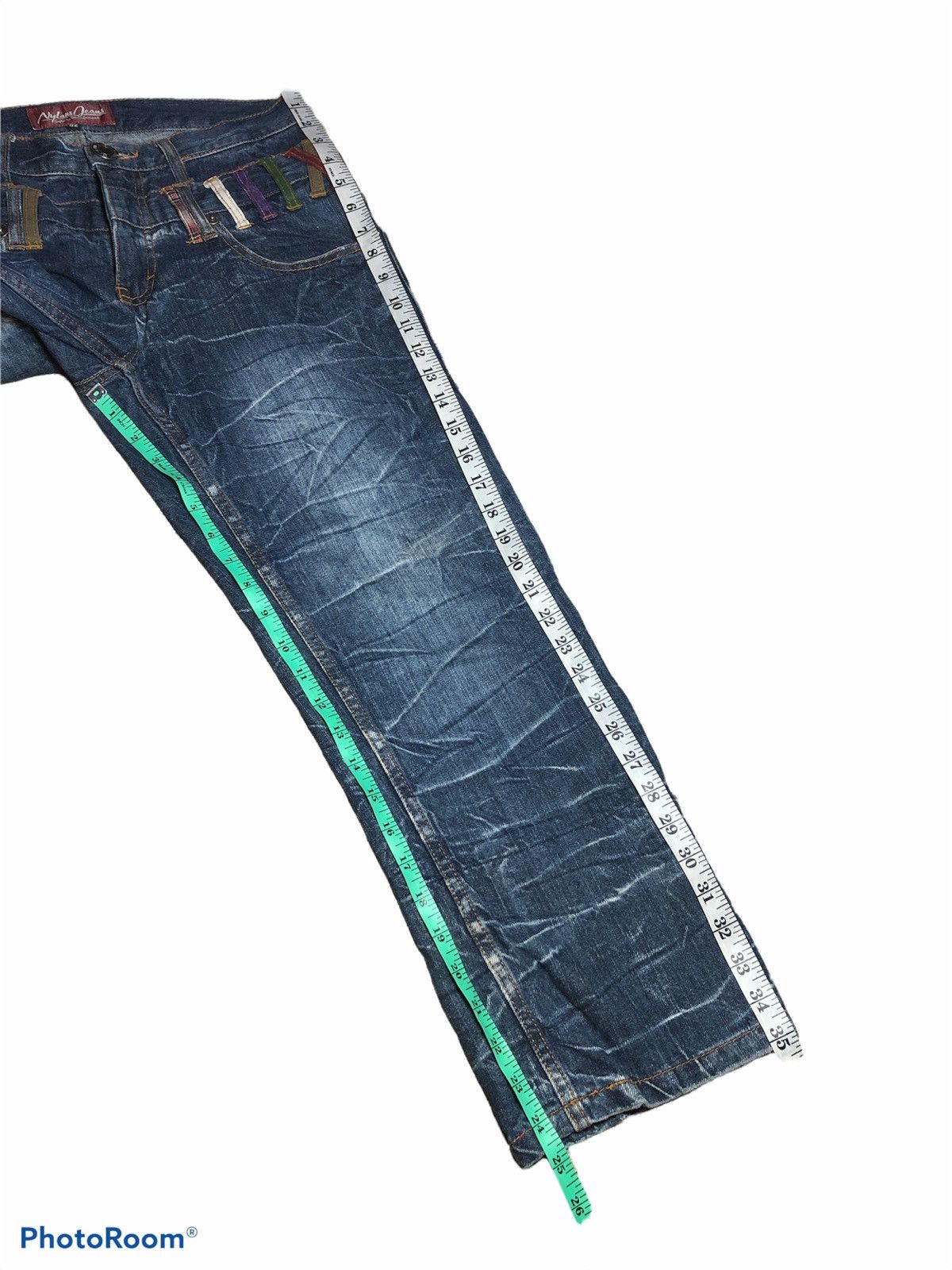 Other NYLAUS DOUBLE WAIST 3 QUARTER DENIM Size US 31 - 9 Thumbnail