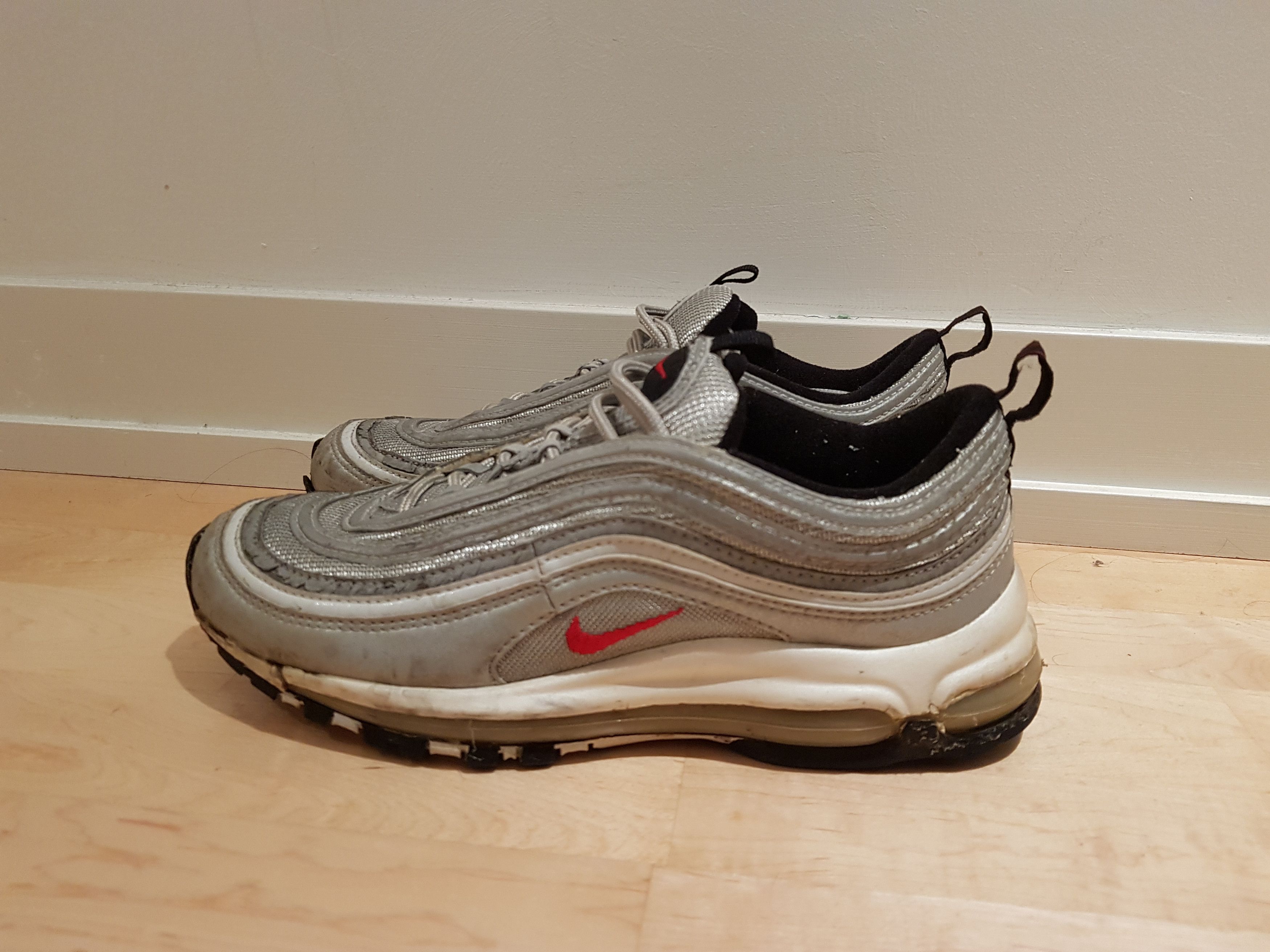 Nike air max 97 silver bullet grailed best sale