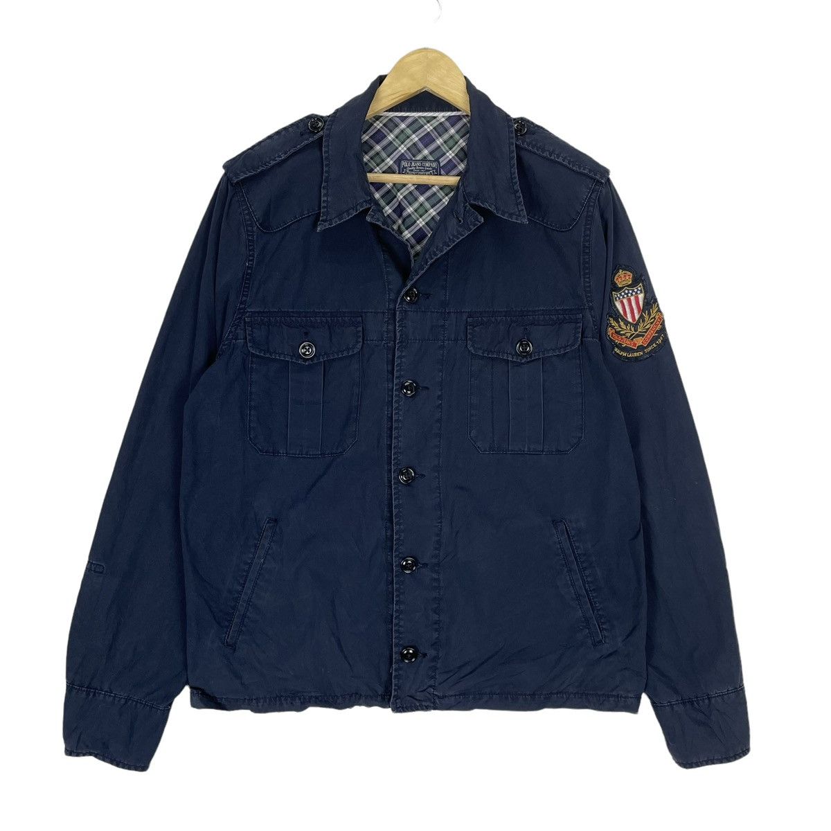 Polo Ralph Lauren ❄️POLO JEANS RALPH LAUREN HERRINGTON BUTTON JACKET Size US XL / EU 56 / 4 - 1 Thumbnail