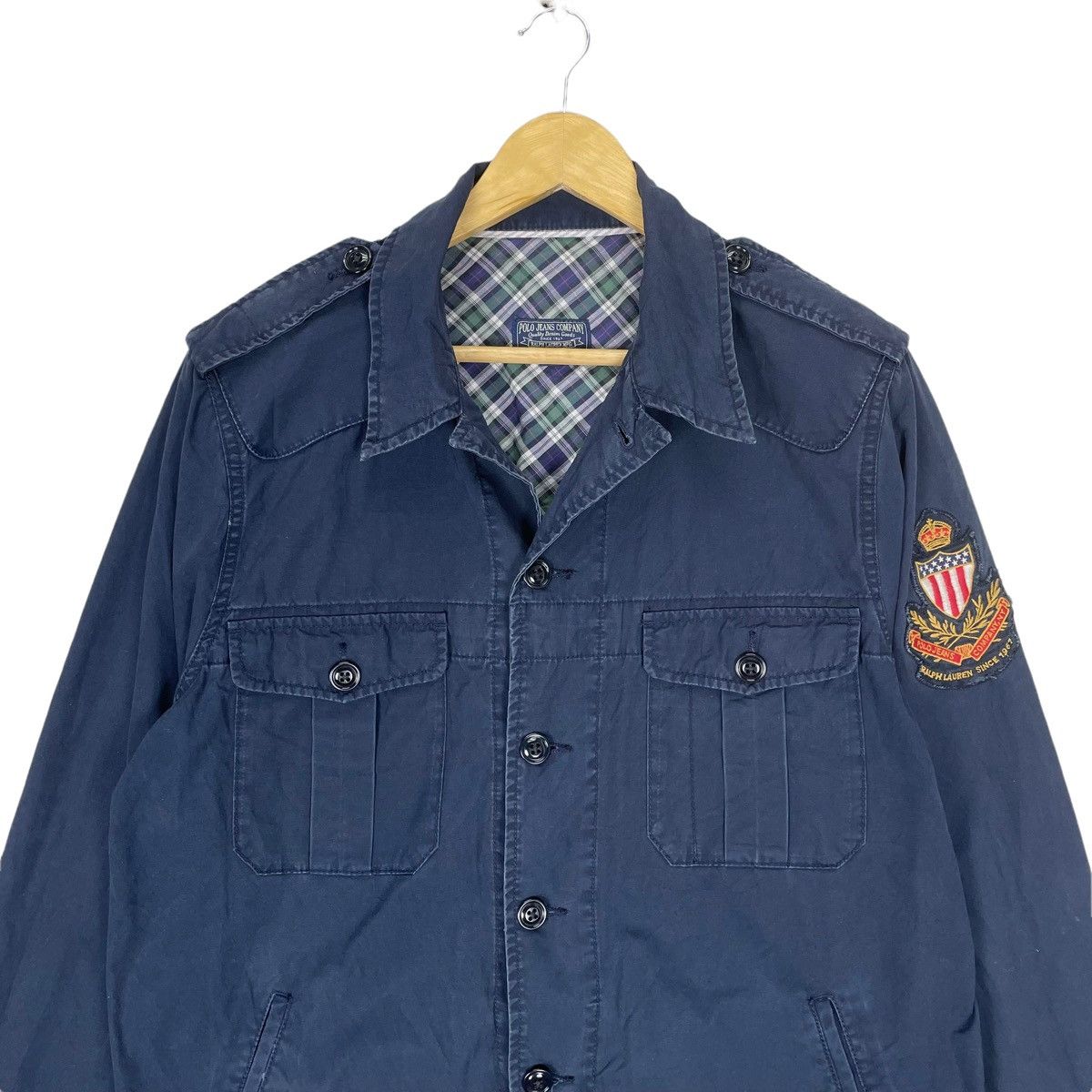 Polo Ralph Lauren ❄️POLO JEANS RALPH LAUREN HERRINGTON BUTTON JACKET Size US XL / EU 56 / 4 - 2 Thumbnail