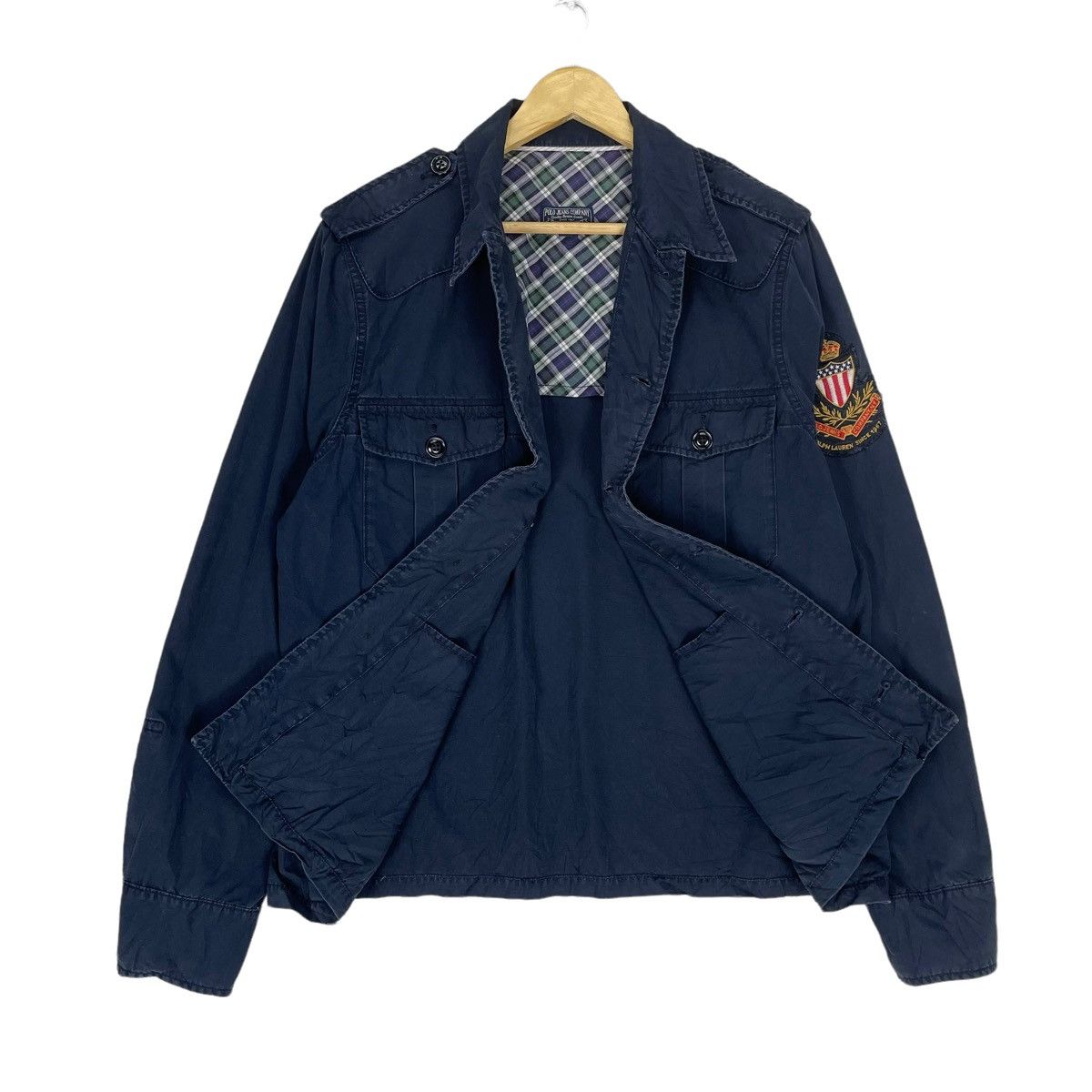 Polo Ralph Lauren ❄️POLO JEANS RALPH LAUREN HERRINGTON BUTTON JACKET Size US XL / EU 56 / 4 - 7 Thumbnail