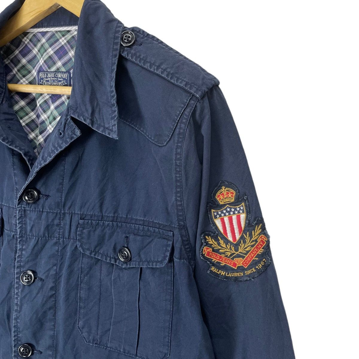 Polo Ralph Lauren ❄️POLO JEANS RALPH LAUREN HERRINGTON BUTTON JACKET Size US XL / EU 56 / 4 - 4 Thumbnail