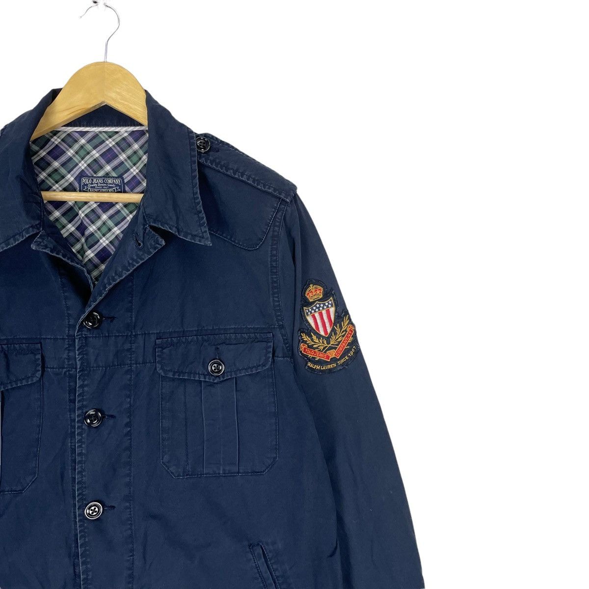 Polo Ralph Lauren ❄️POLO JEANS RALPH LAUREN HERRINGTON BUTTON JACKET Size US XL / EU 56 / 4 - 3 Thumbnail