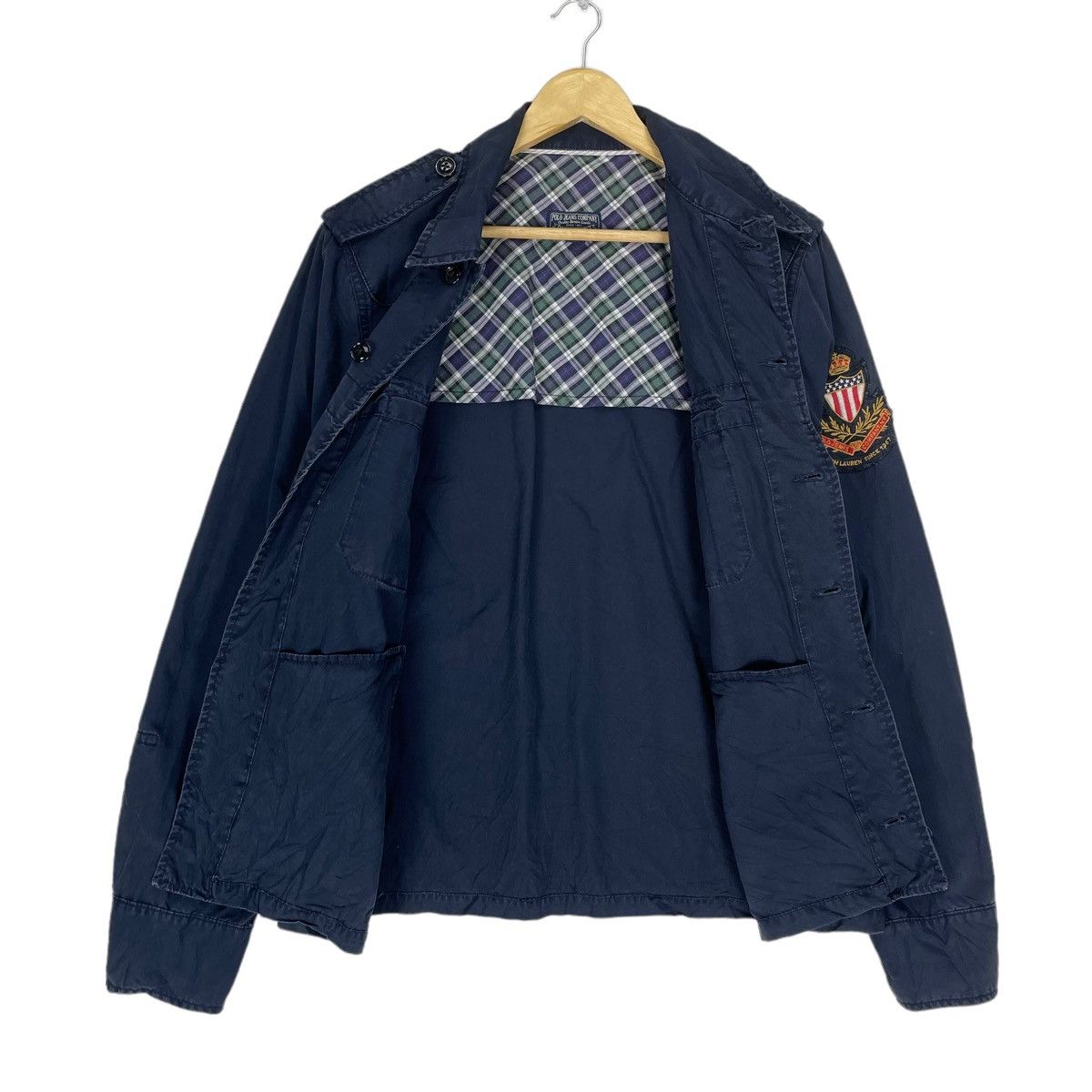 Polo Ralph Lauren ❄️POLO JEANS RALPH LAUREN HERRINGTON BUTTON JACKET Size US XL / EU 56 / 4 - 8 Thumbnail