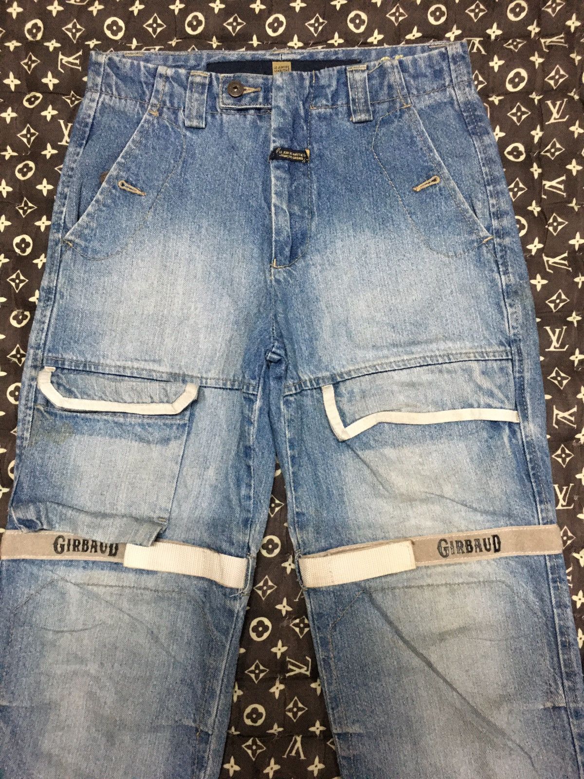 Japanese Brand × Marithe + Francois Girbaud Marithe Francois gibraud tapped jeans Size US 27 - 3 Thumbnail