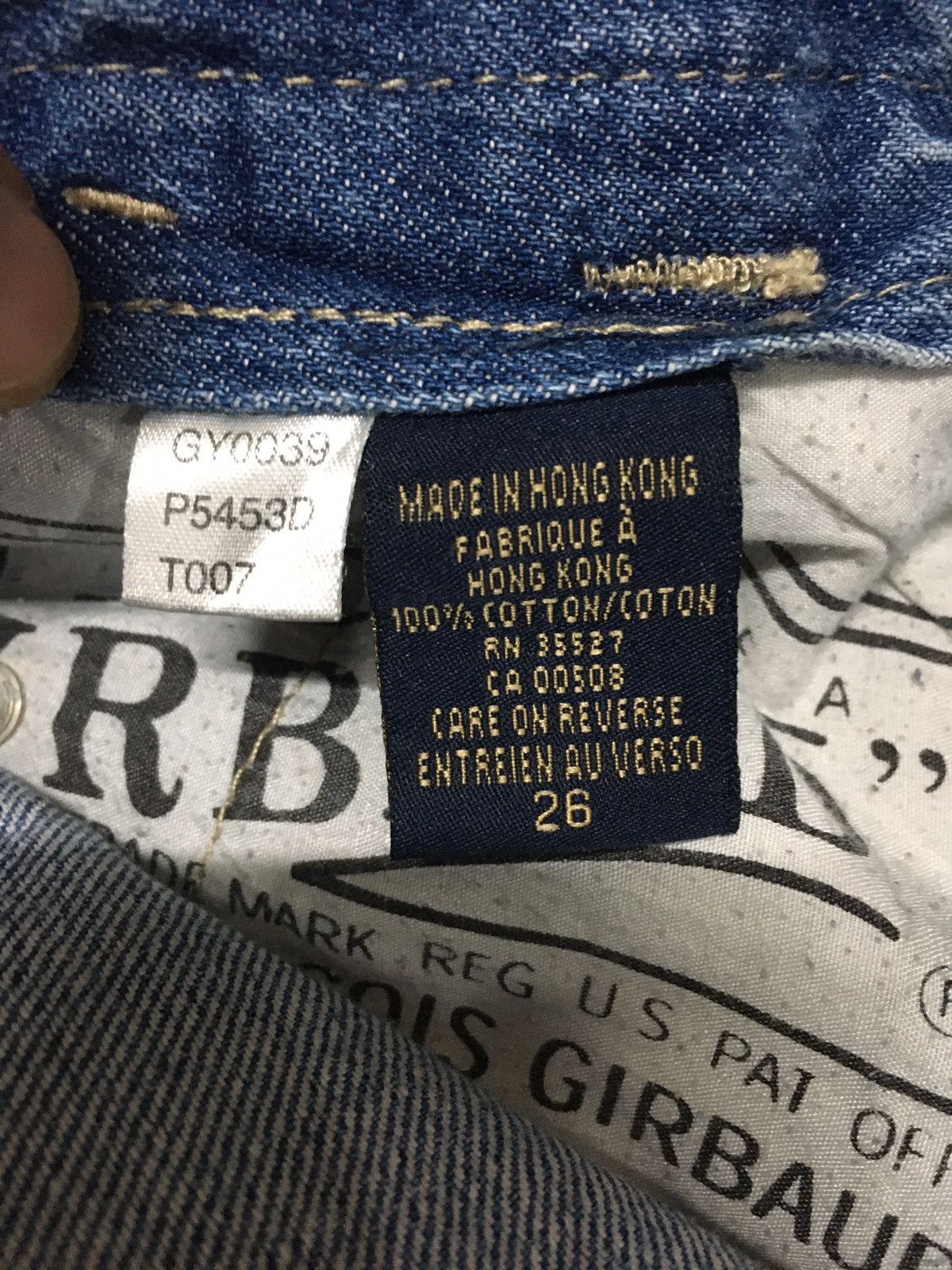 Japanese Brand × Marithe + Francois Girbaud Marithe Francois gibraud tapped jeans Size US 27 - 8 Thumbnail